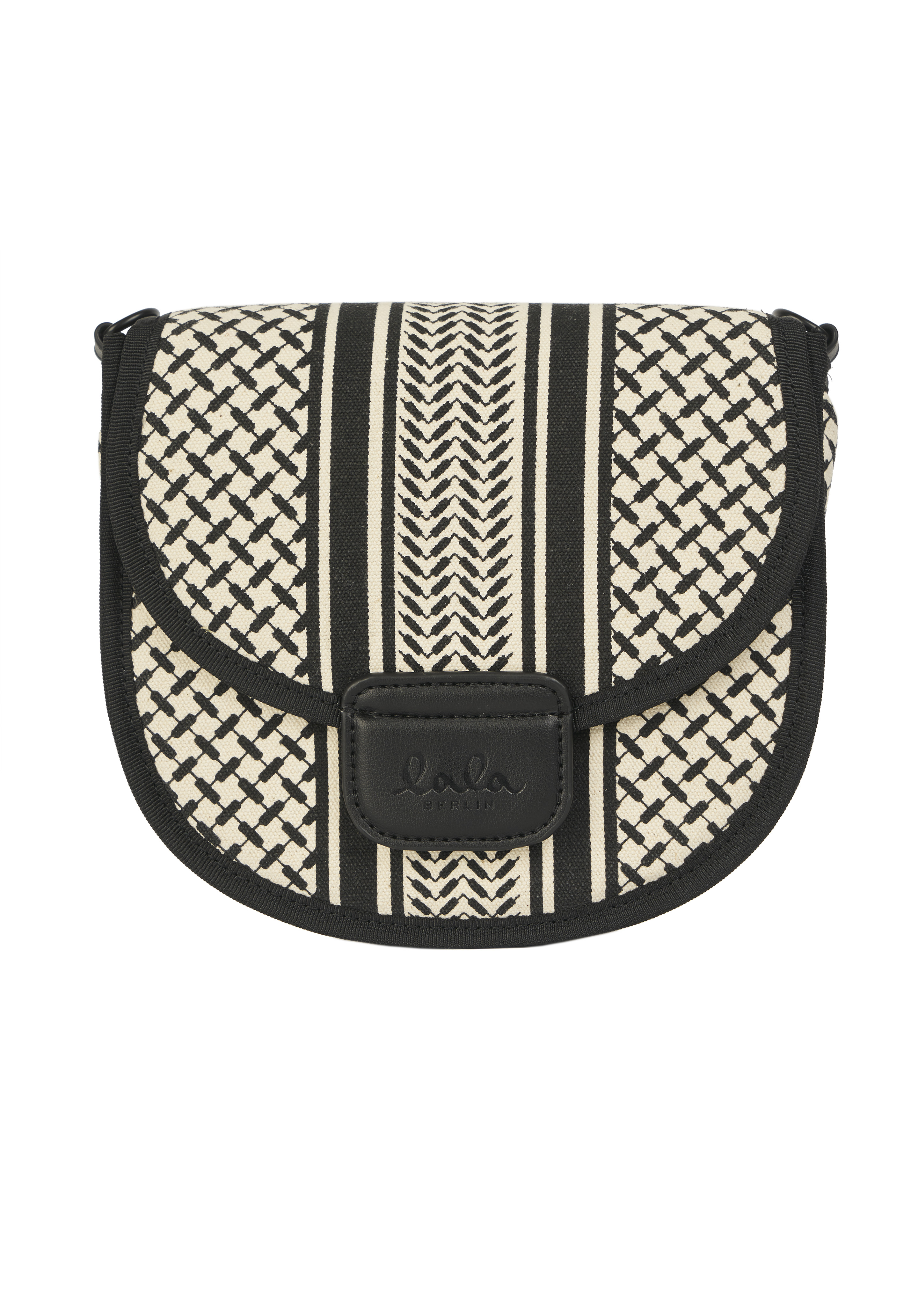 Lala Berlin Candy 2.0 Crossbody Bag in Heritage Black/White
