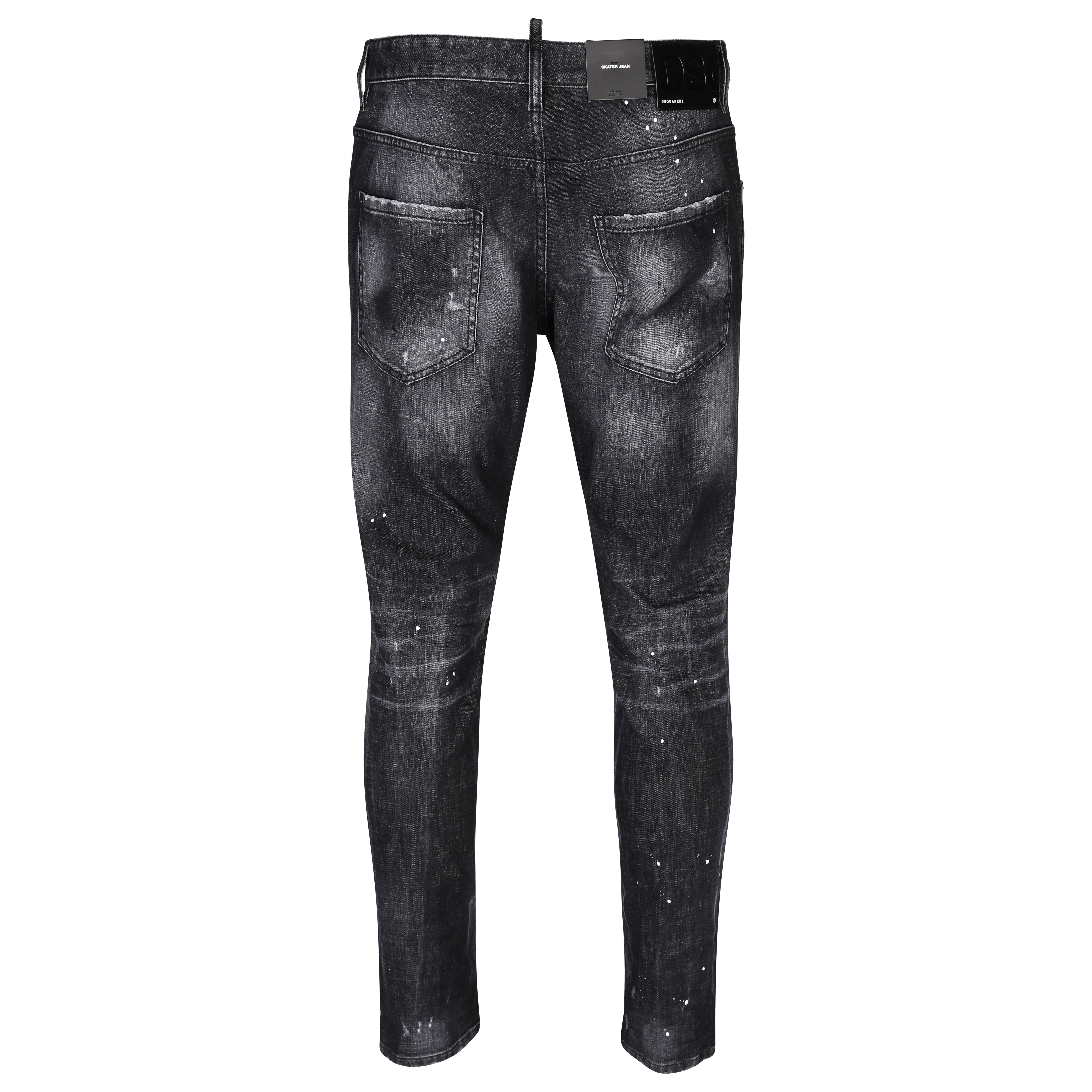 Dsquared Skater Jean in Black Wash