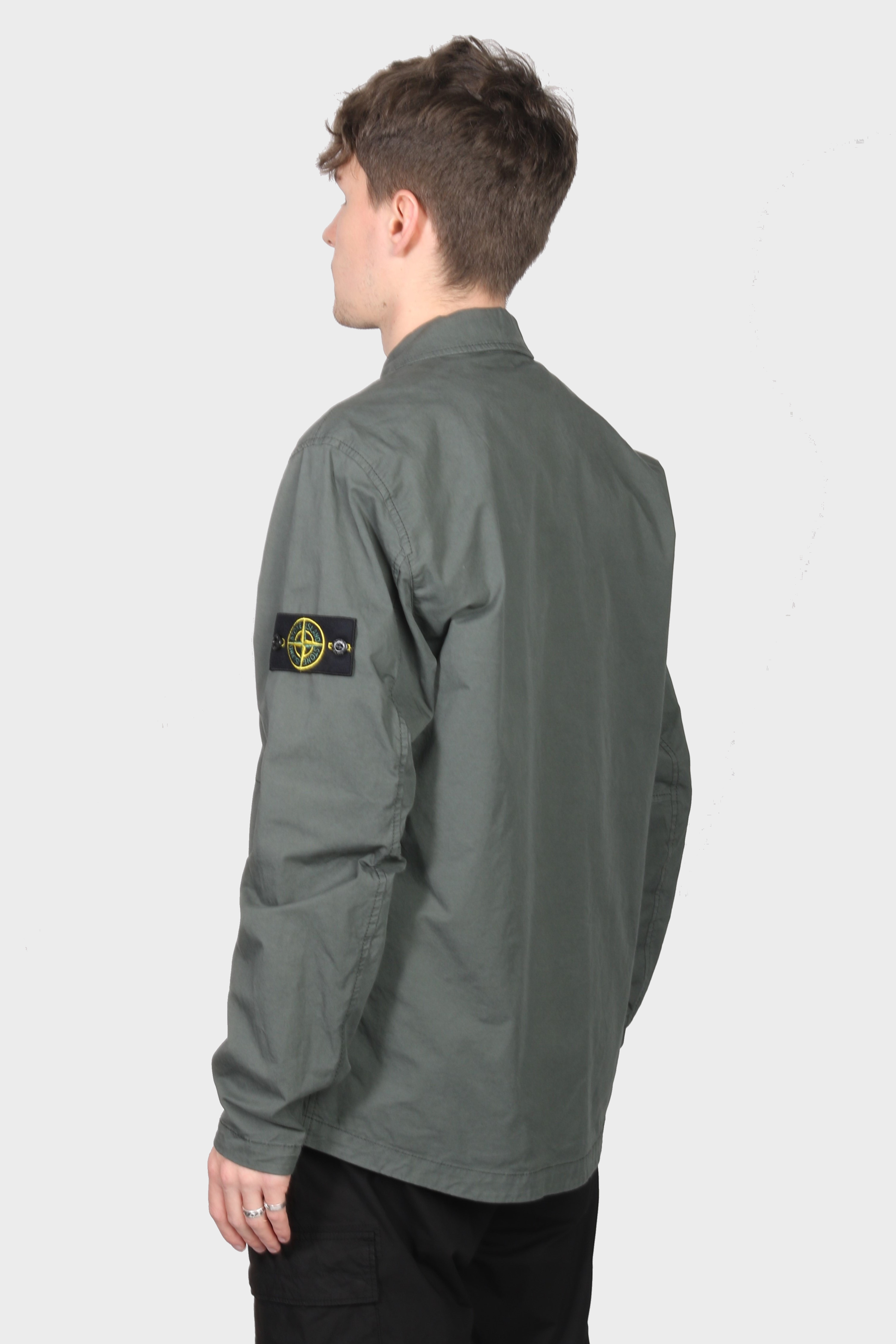 STONE ISLAND Overshirt in Green S