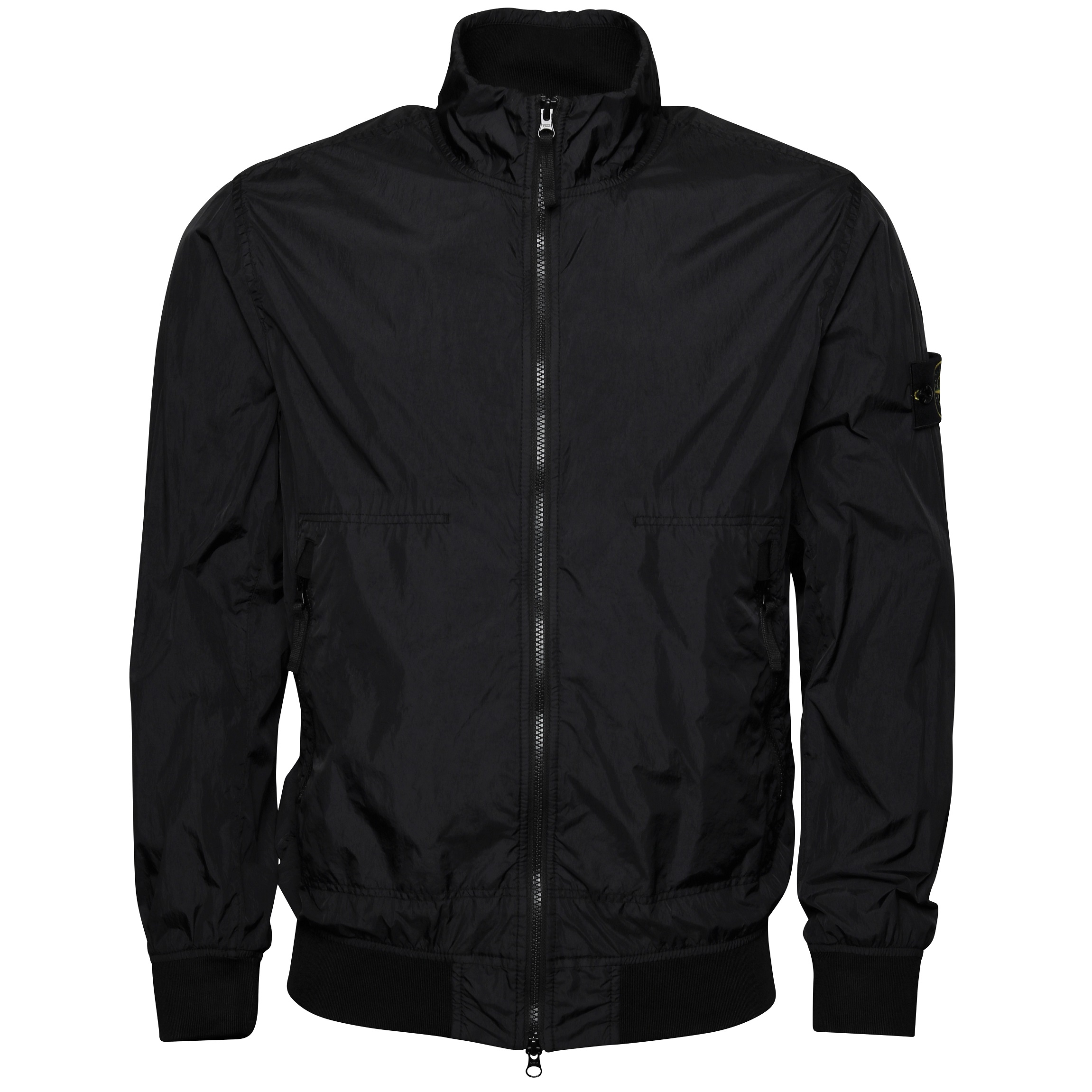 Stone Island Garment Dyed Crinkle Reps Light Jacket in Black M