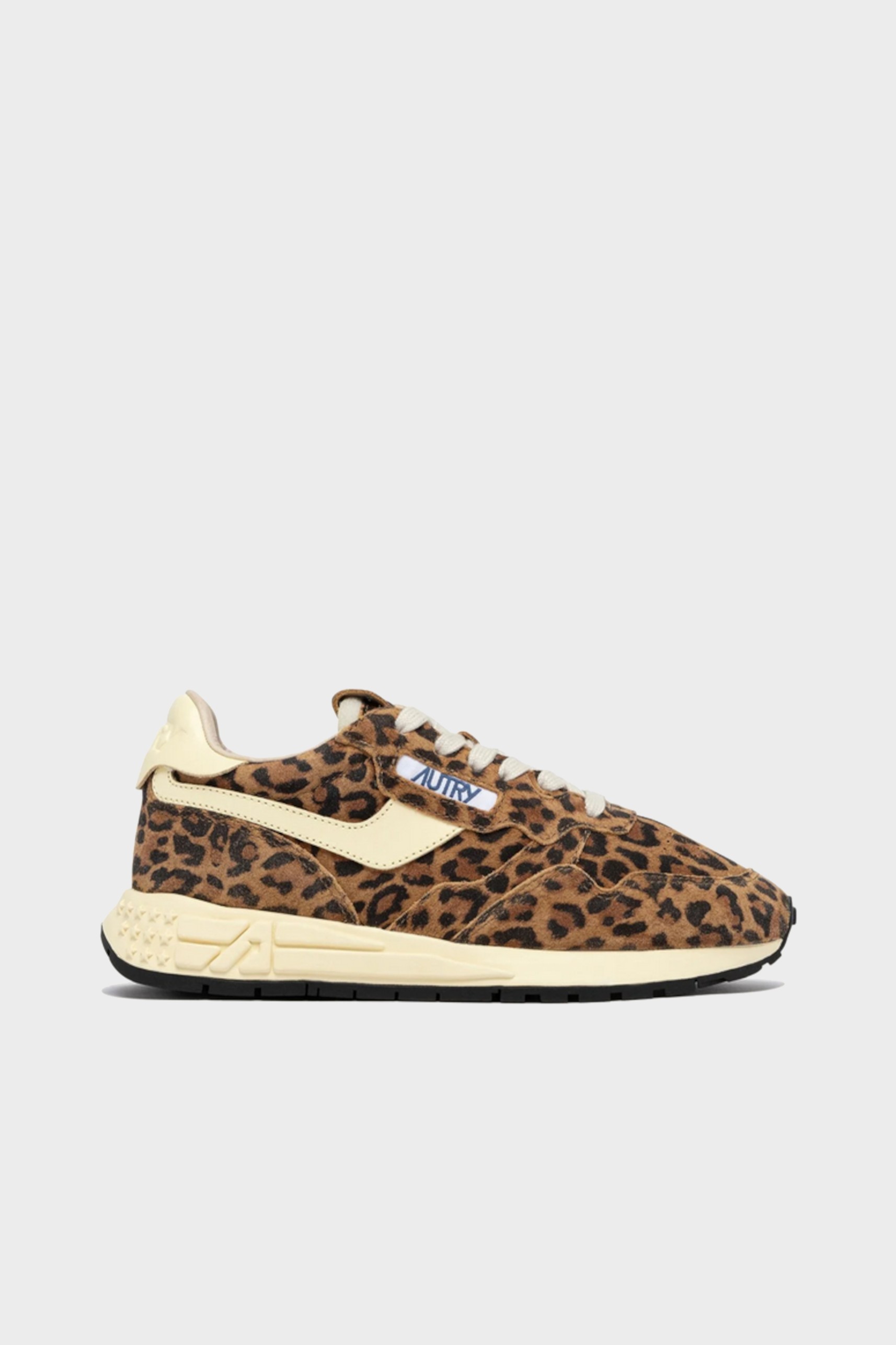 AUTRY ACTION SHOES Reelwind Low Sneaker Suede Leopard