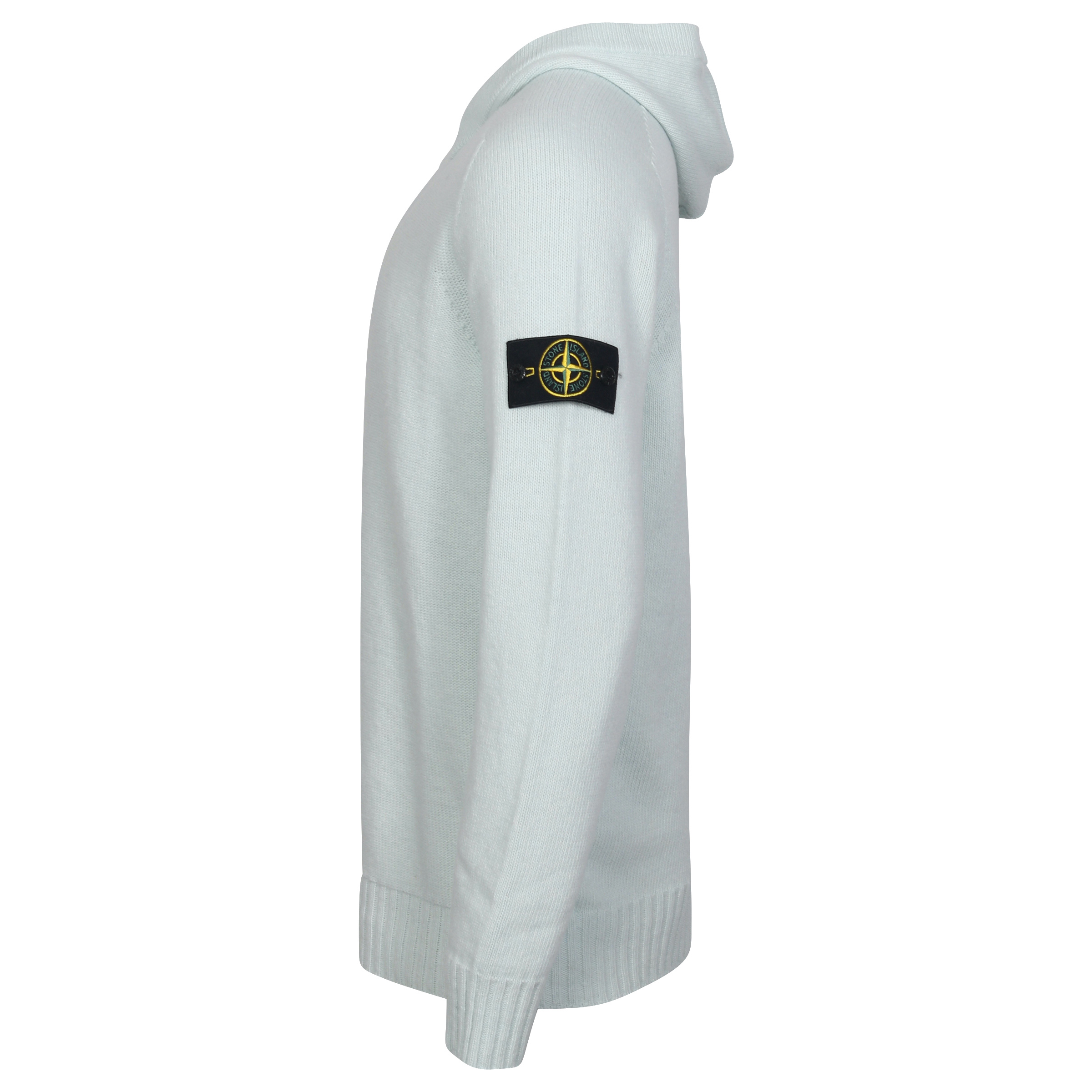 Stone Island Knit Hoodie in Light Turquoise