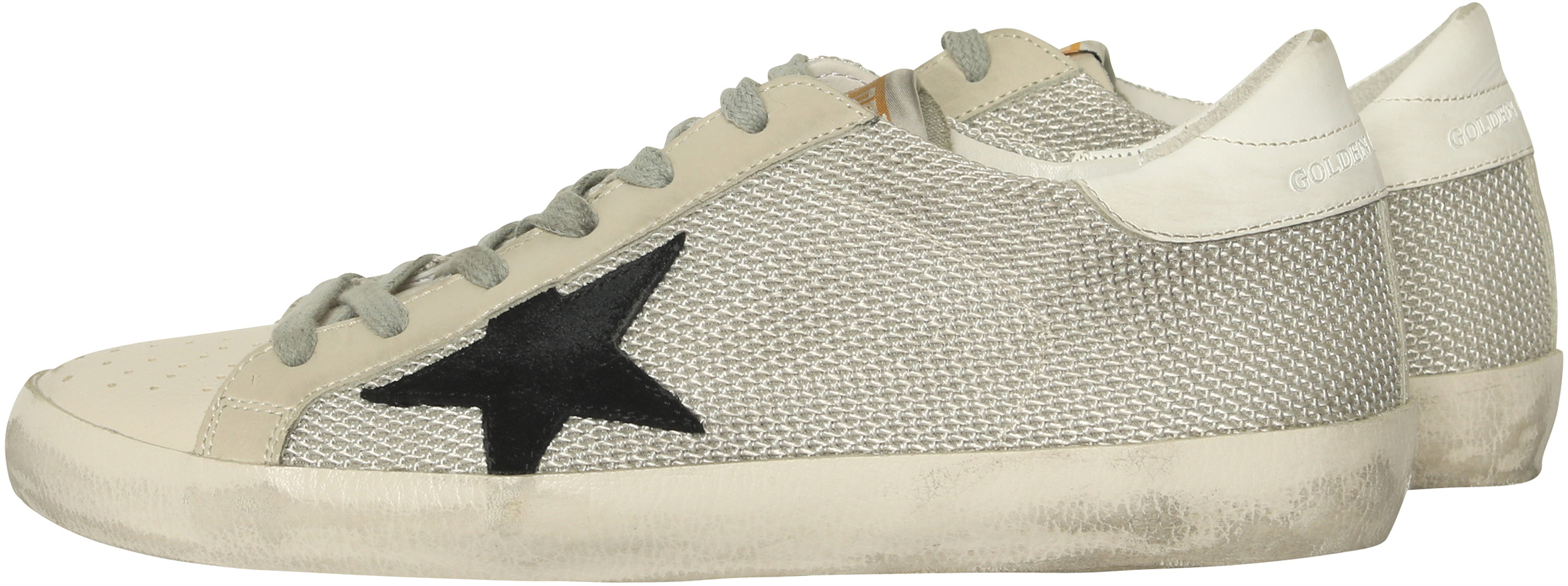 Golden Goose Sneaker Superstar Light Silver/Black Star