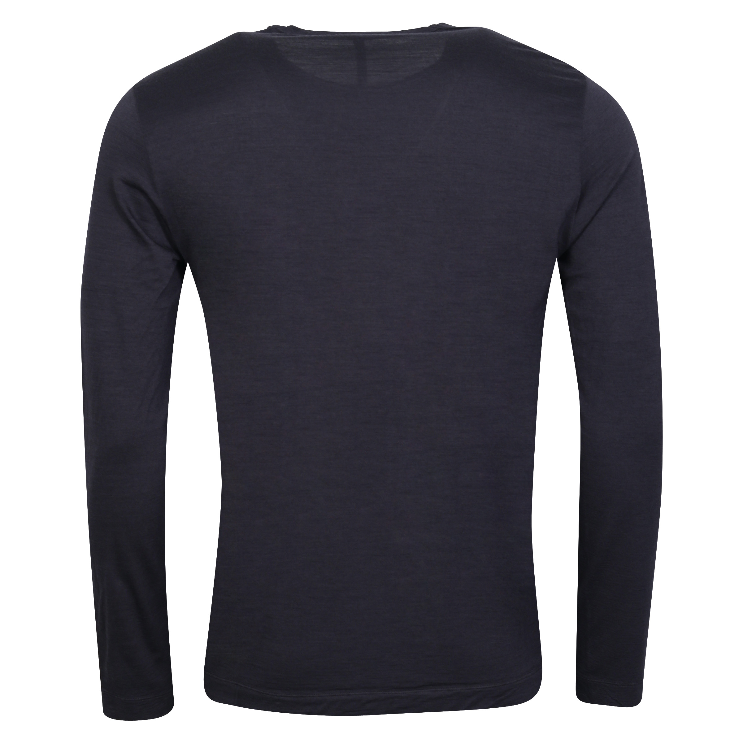 Transit Uomo Wool Longsleeve in Blue