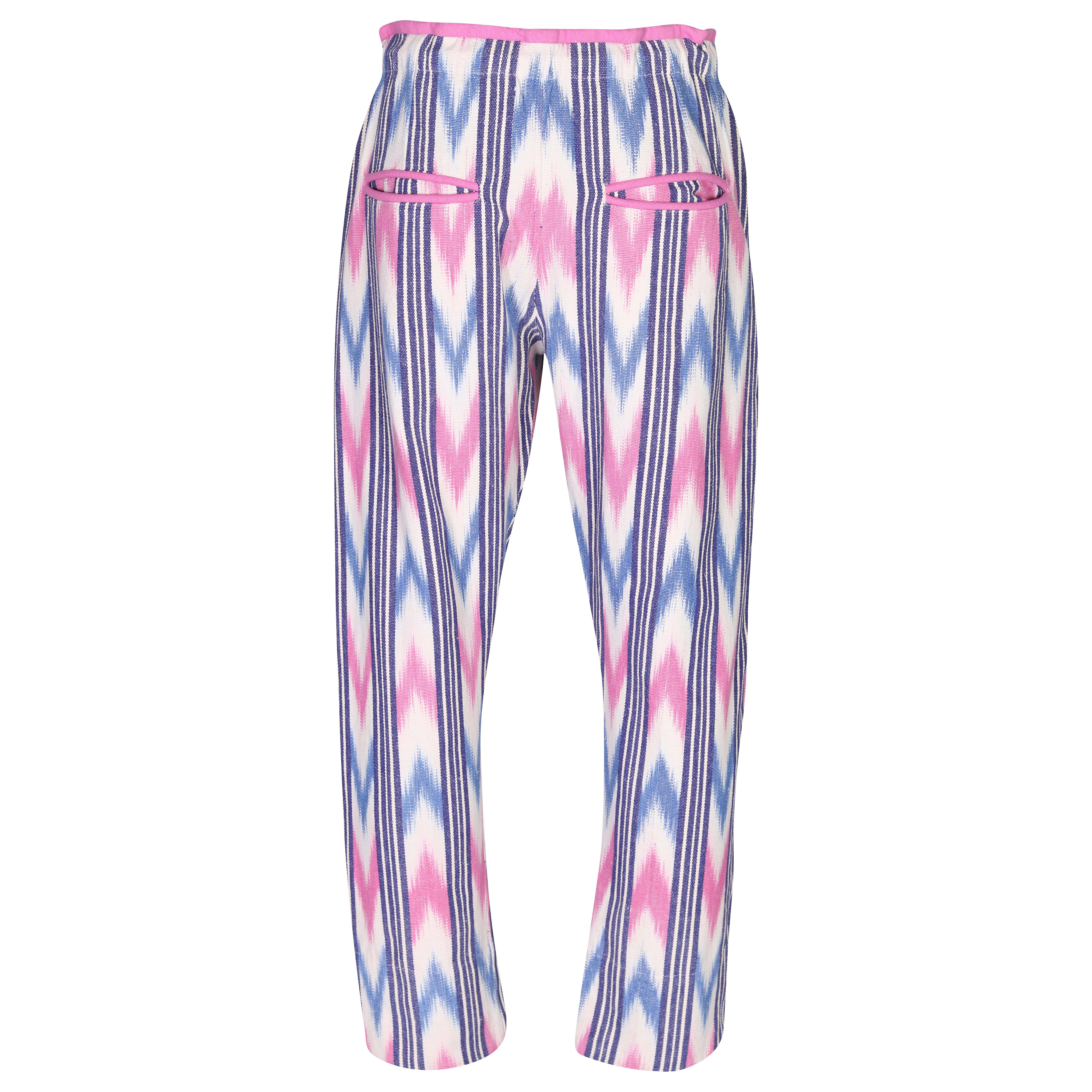 Isabel Marant Liago Pants in Ecru Multicolour