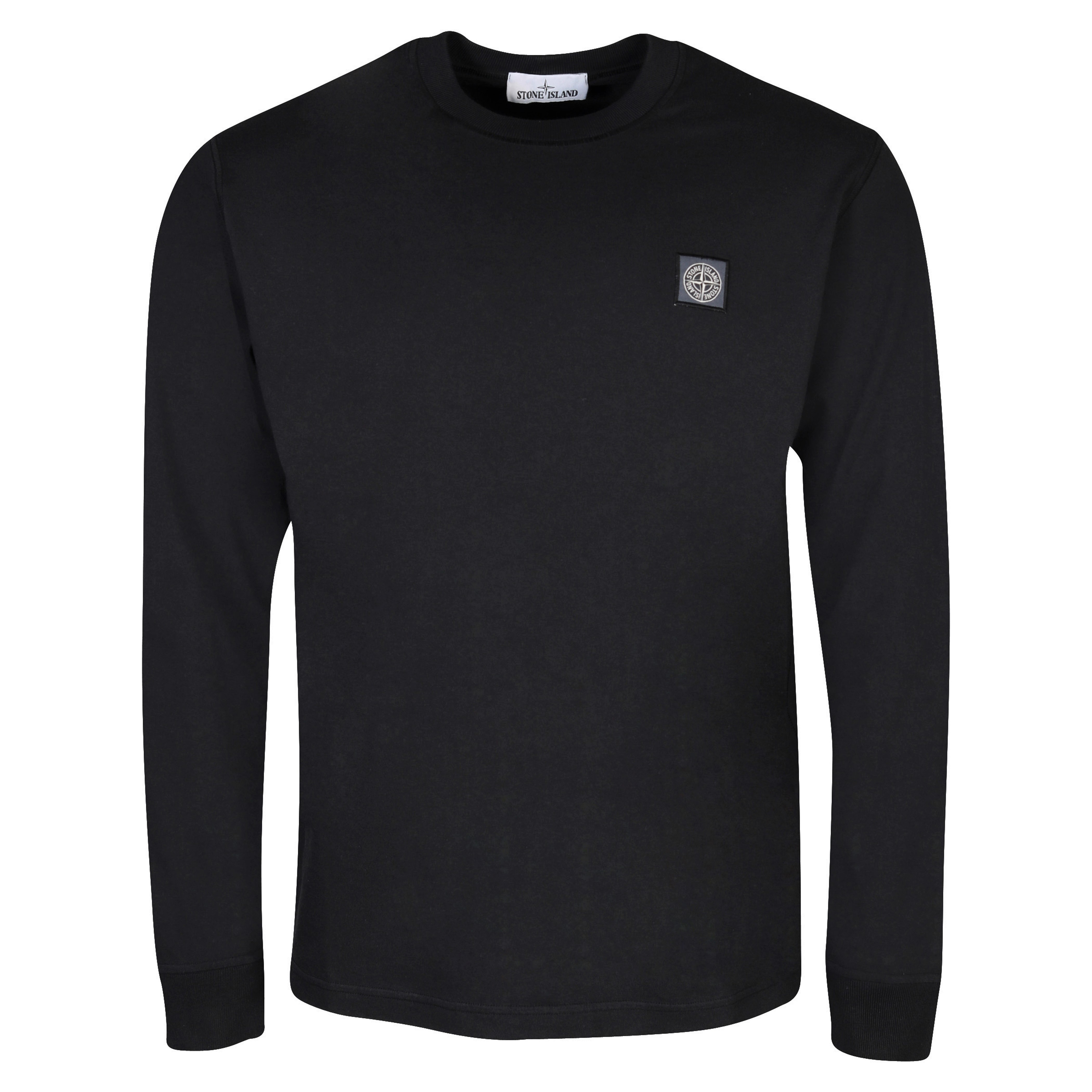 STONE ISLAND Basic Longsleeve in Black