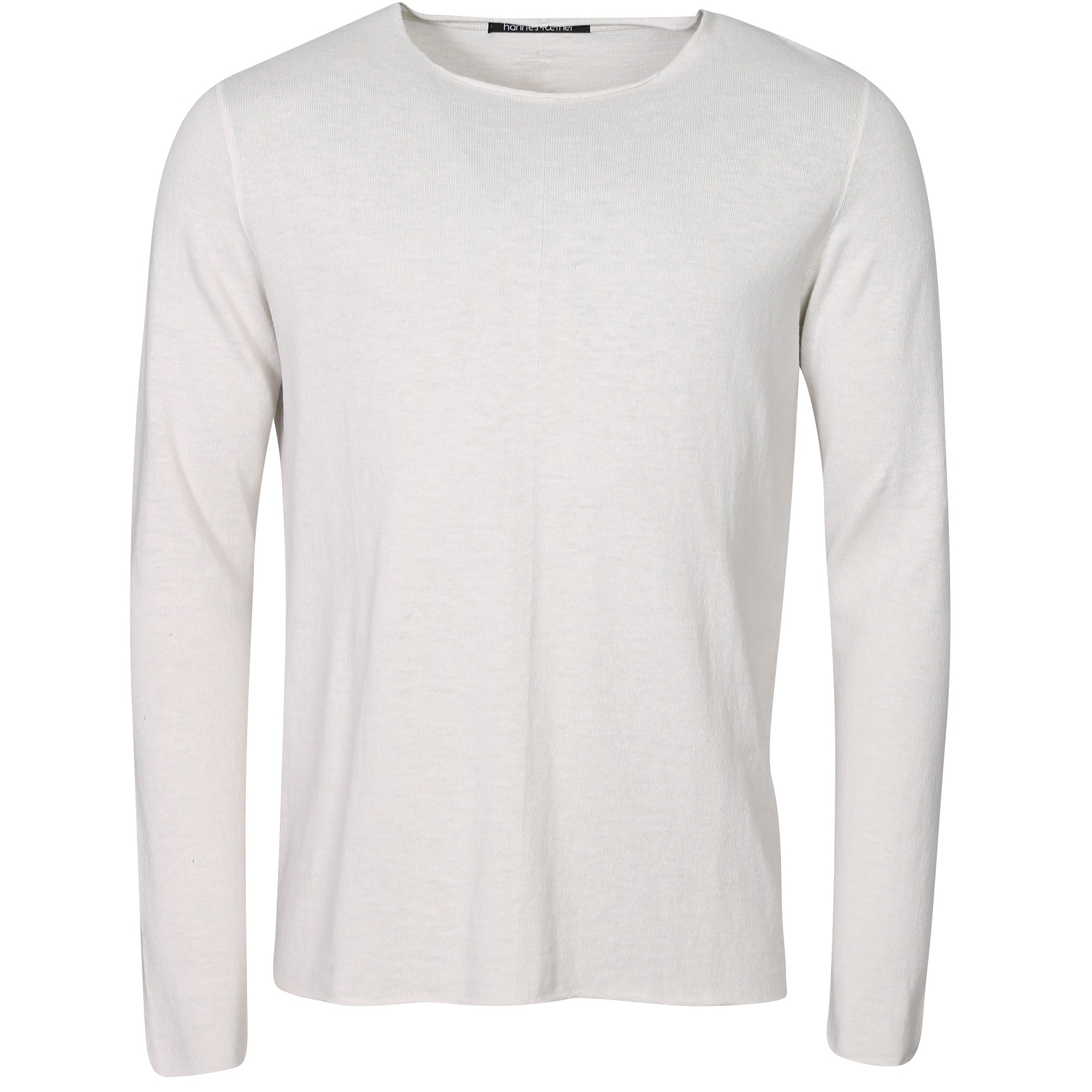 HANNES ROETHER Knit Sweater in Ecru