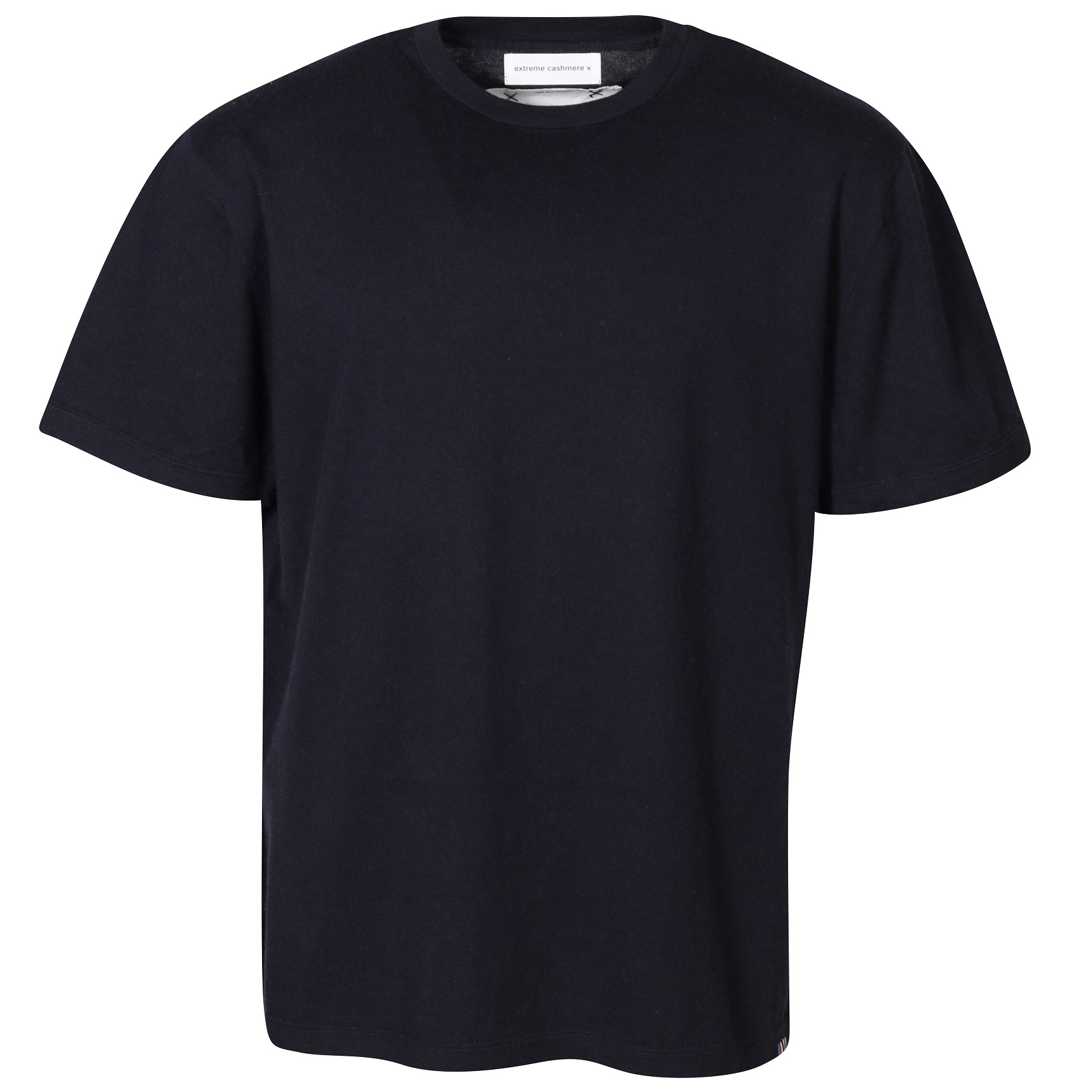 EXTREME CASHMERE T-Shirt N°269 Rik in Navy