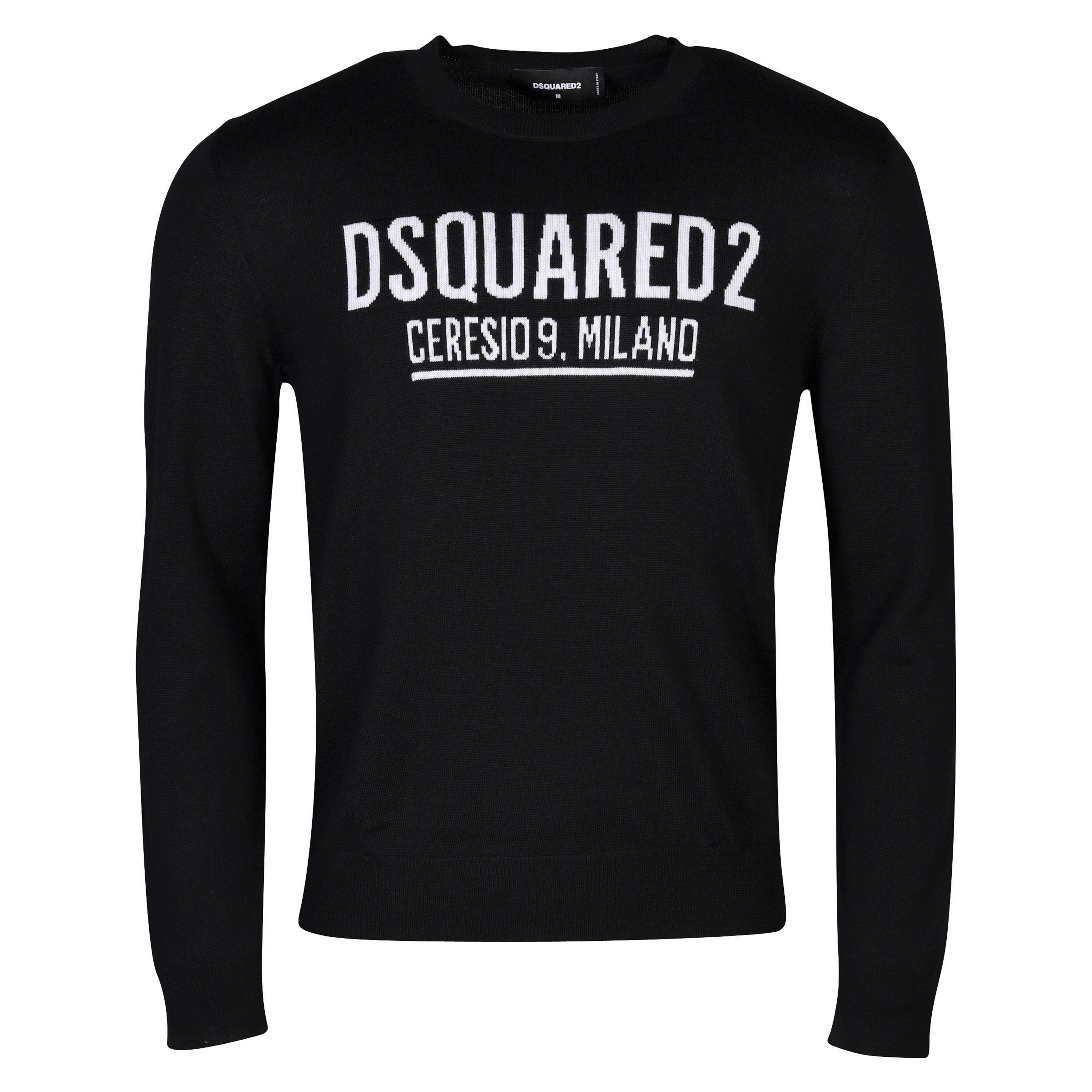 Dsquared Knit Sweater in Black/White