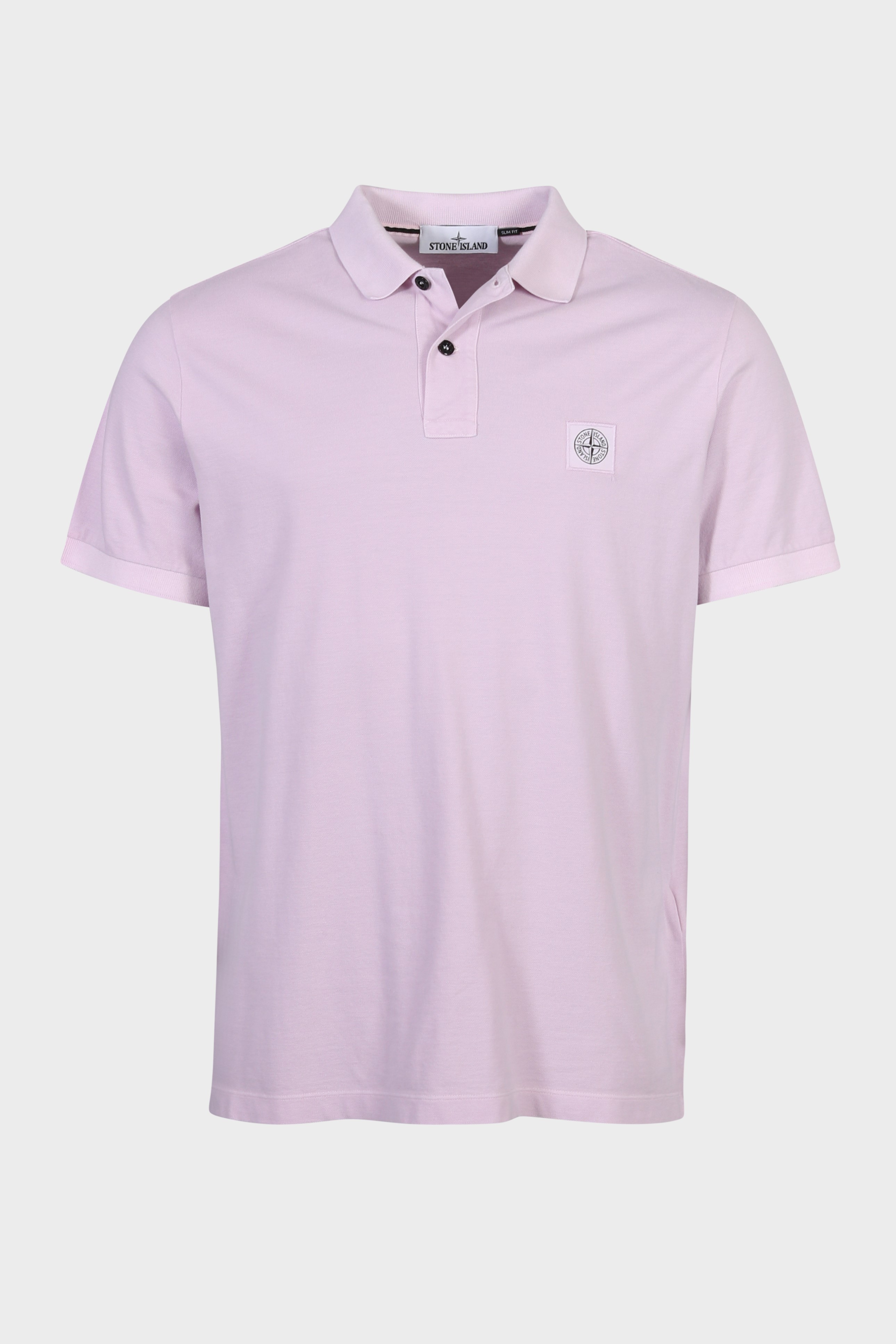 STONE ISLAND Polo Shirt in Light Pink M