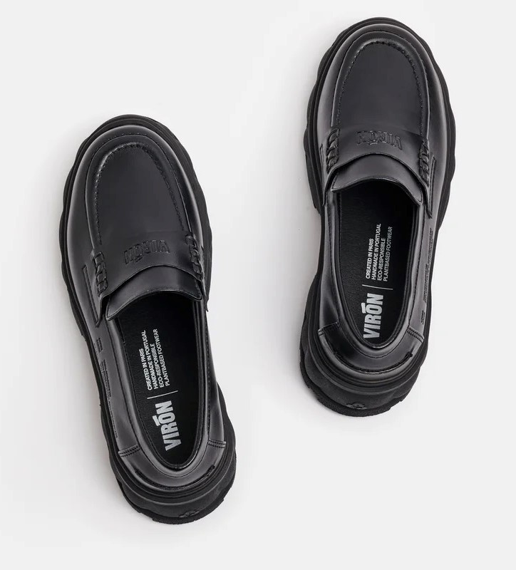 VIRÓN Quantum Loafer in Black Apple 40