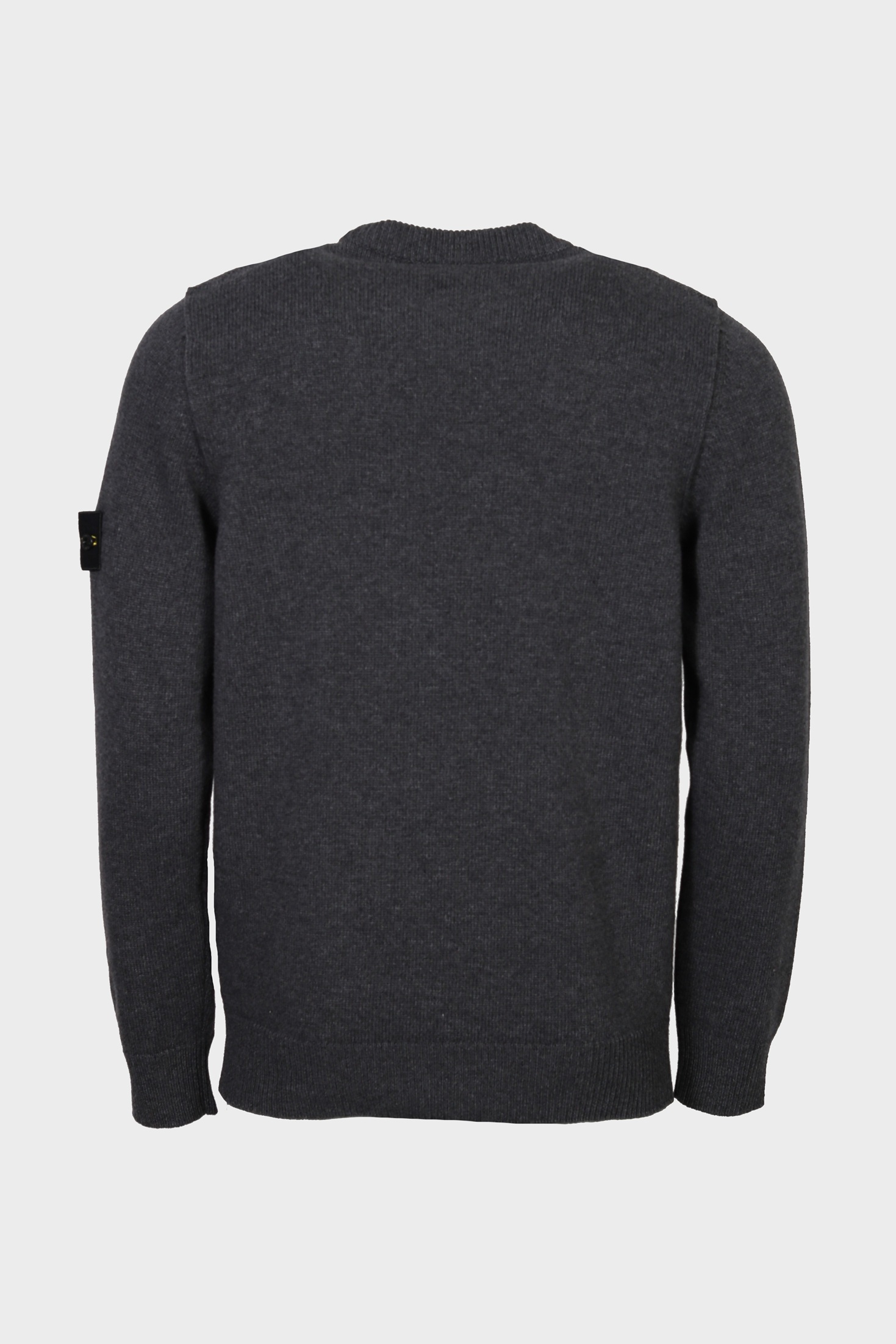 STONE ISLAND Heavy Knit Pullover in Dark Grey Melange XXL