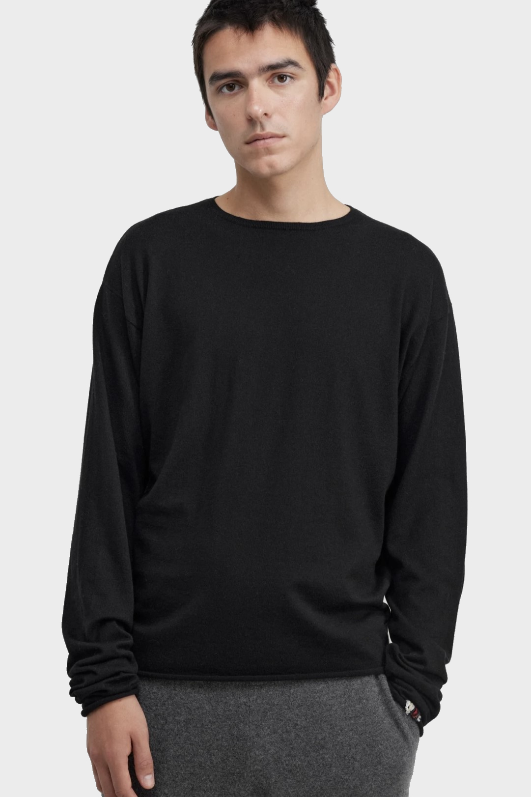 EXTREME CASHMERE Pisces N°314 Light Sweater in Black