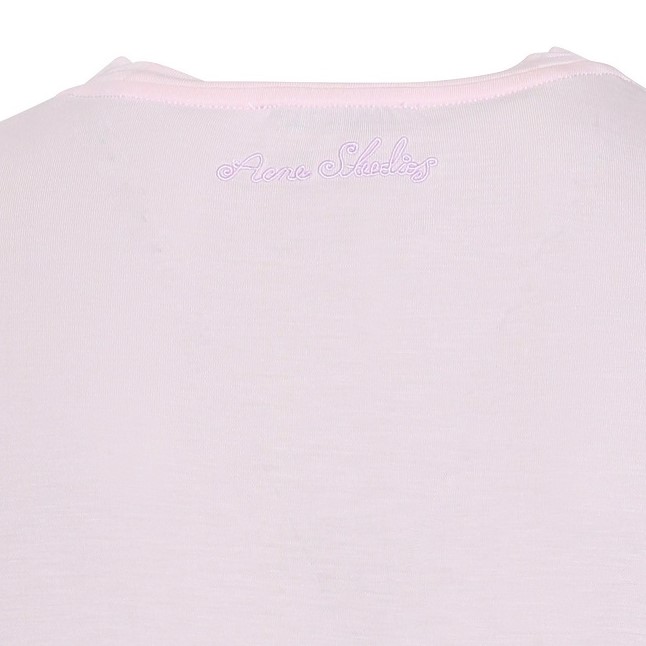 Acne Studios Oversize Logo T-Shirt in Light Purple