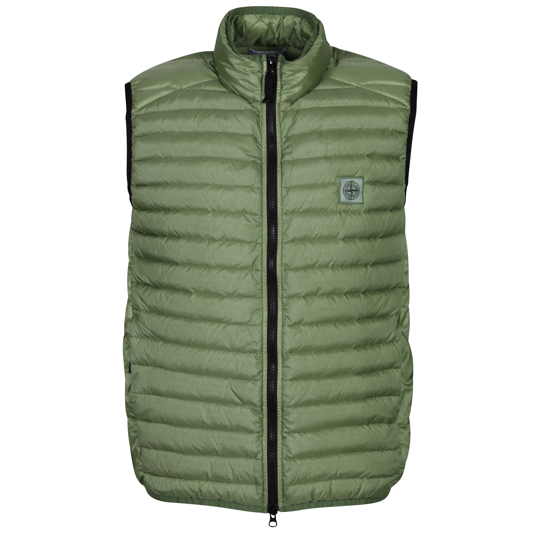 Stone Island Real Down Vest in Sage