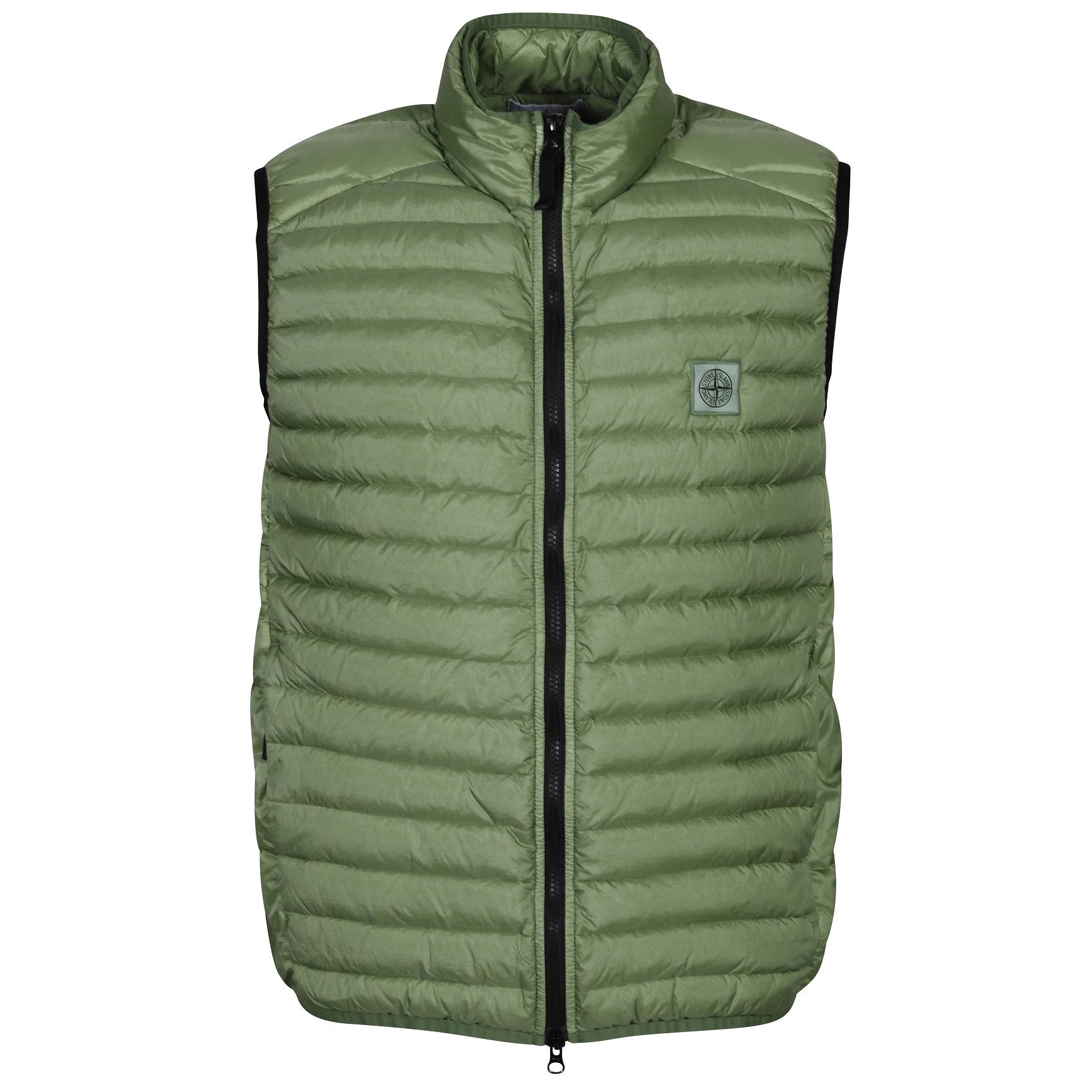 Stone Island Real Down Vest in Olive