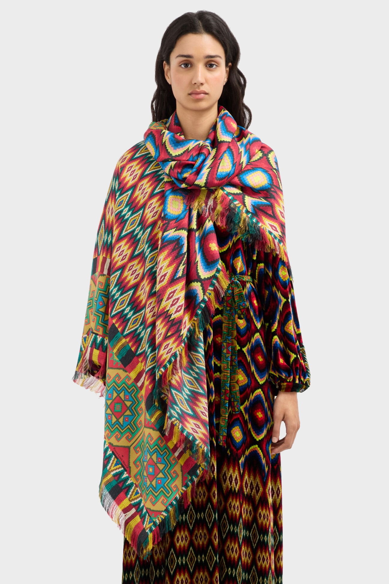 PIERRE-LOUIS MASCIA Cashmere Scarf Multicolor