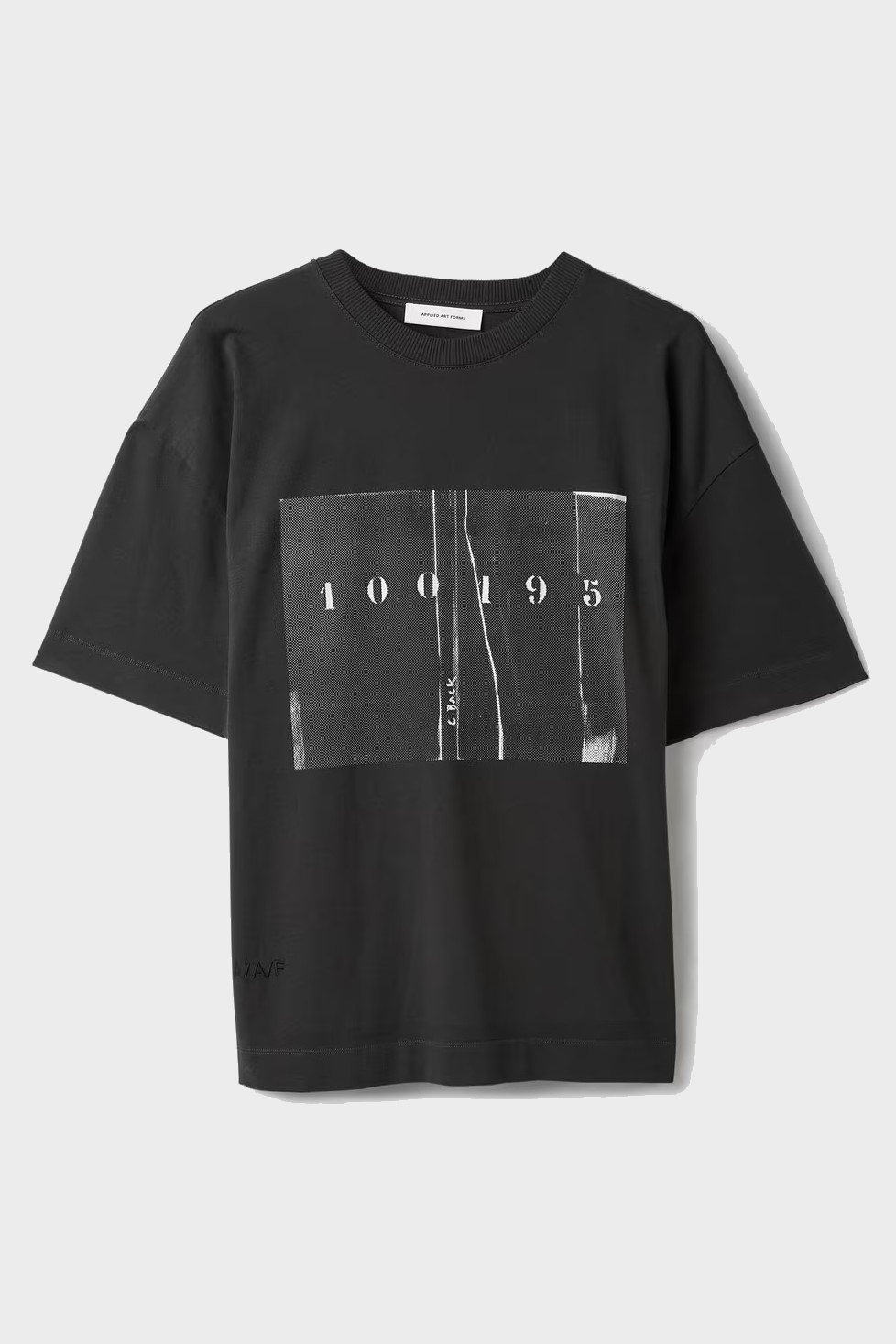 APPLIED ART FORMS 100195 OversizeT-Shirt in Charcoal