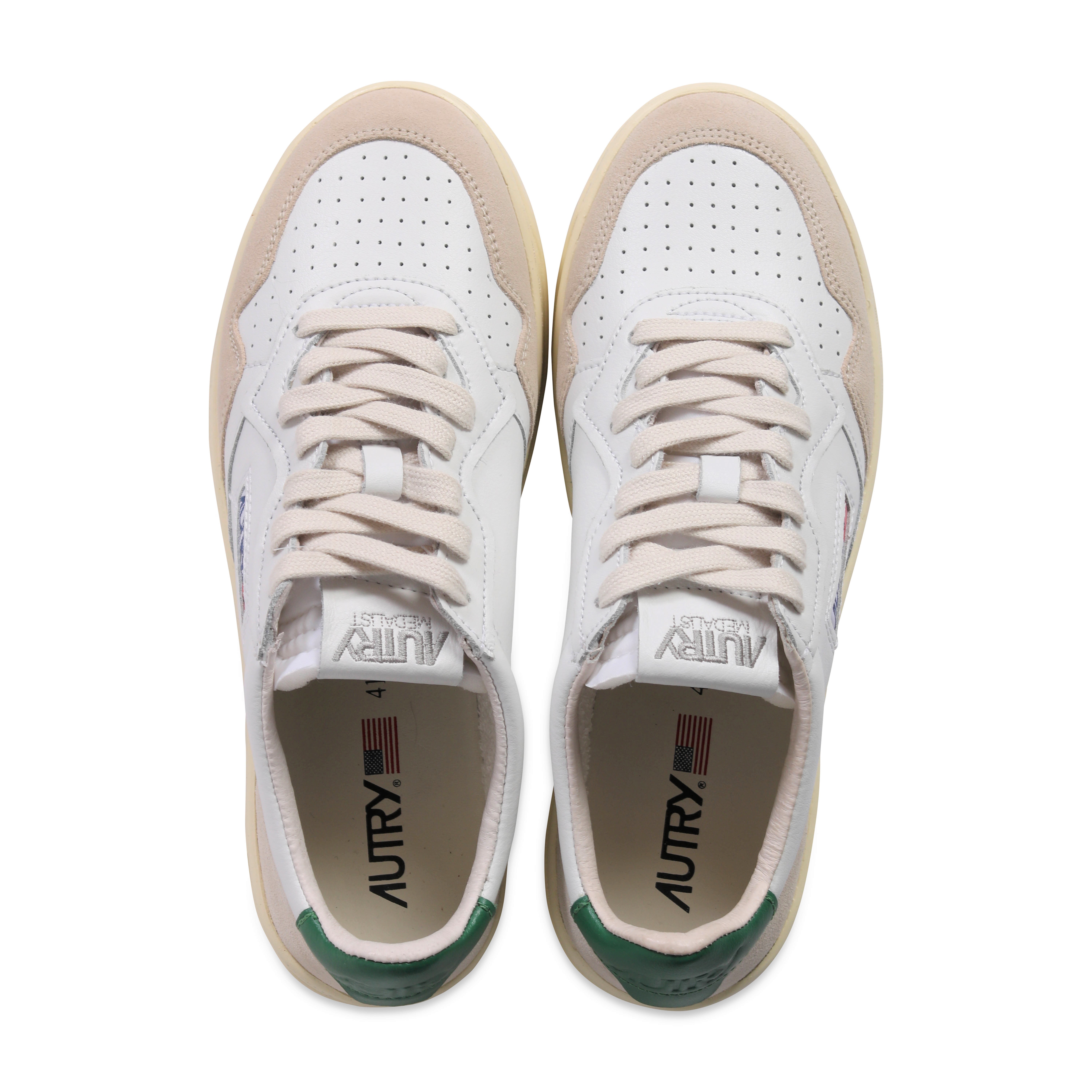 Autry Action Shoes Low Sneaker Suede White/Amaz 43