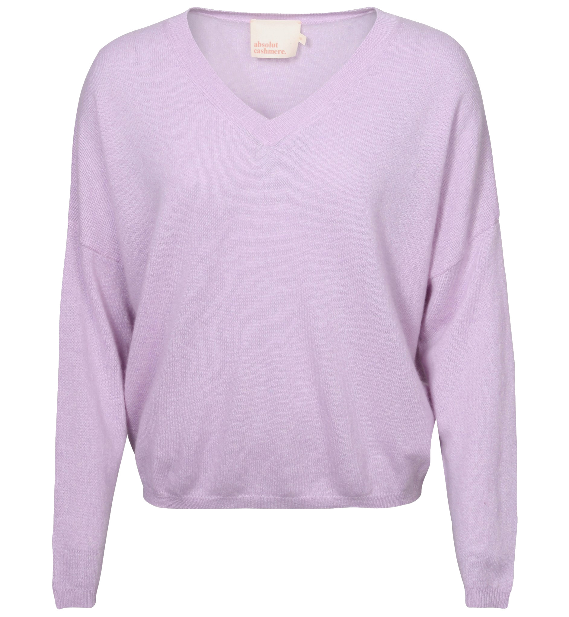 ABSOLUT CASHMERE V-Neck Sweater Alicia in Light Lilac