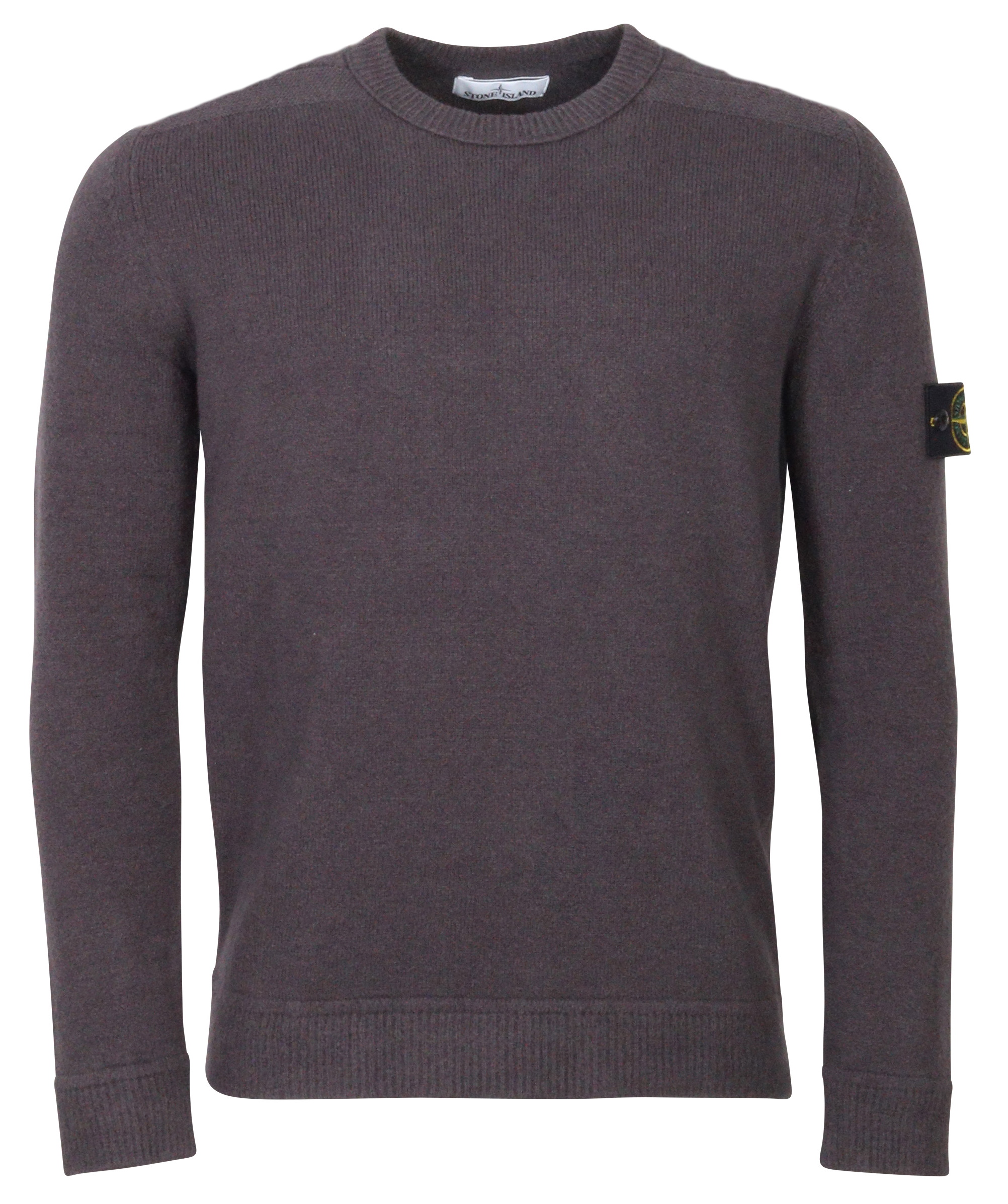 Stone Island Crew Neck Soft Knit Sweater Grey