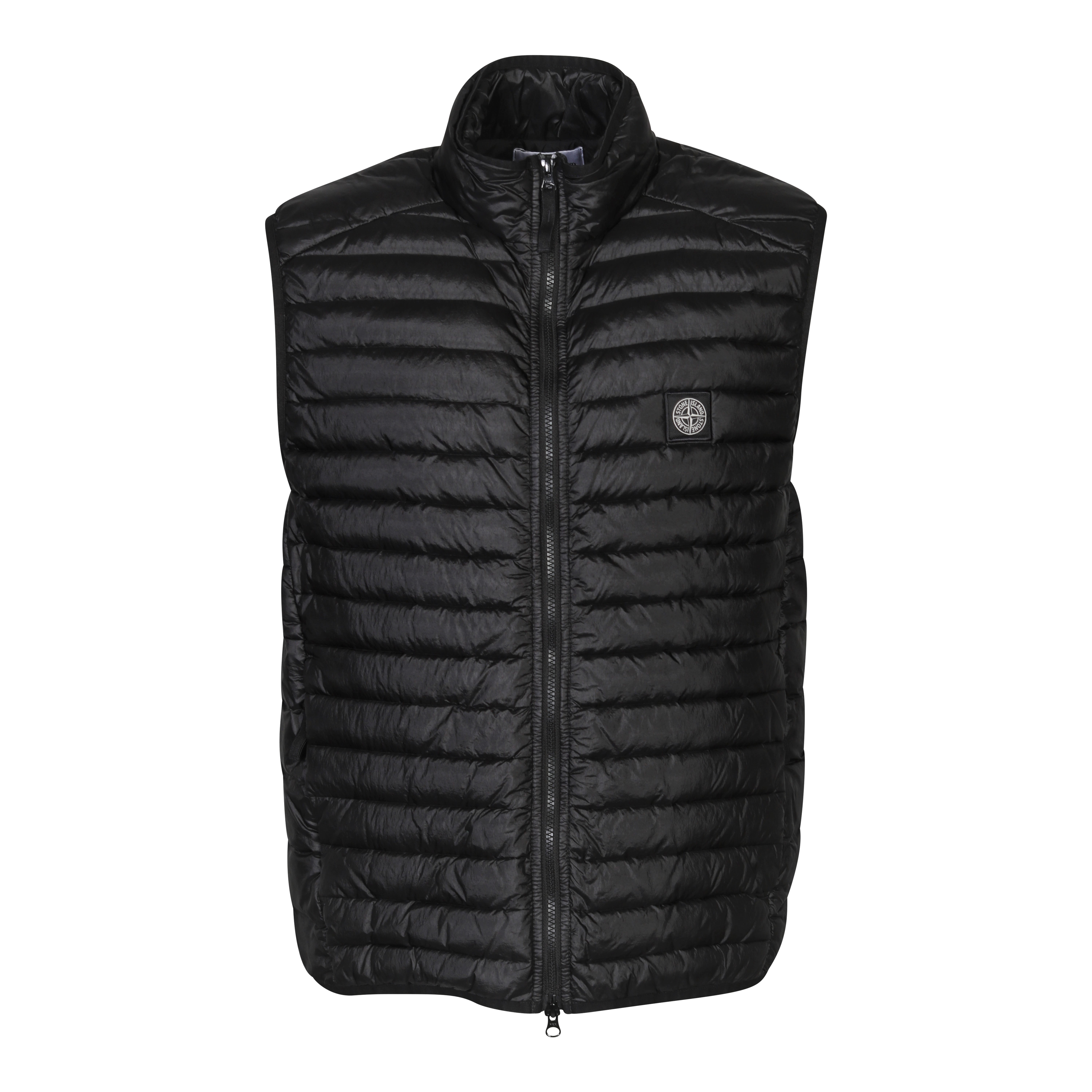 Stone Island Real Down Vest in Black