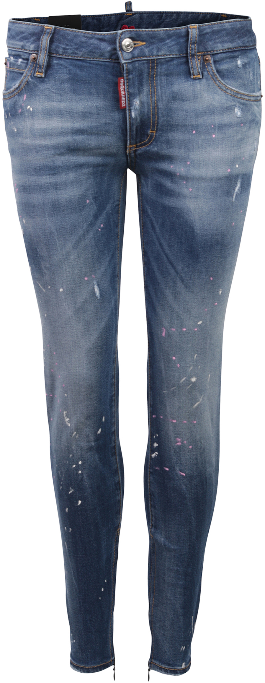 Dsquared D2 Medium Waist Twiggy Jeans blau