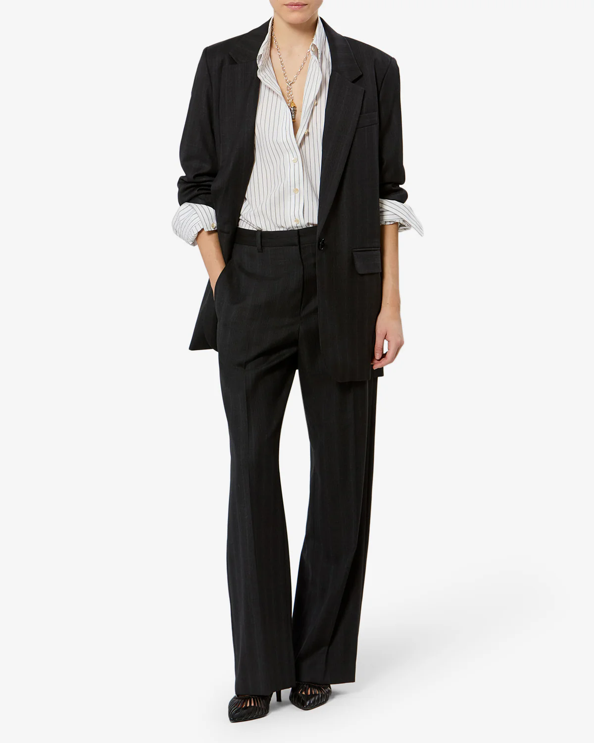ISABEL MARANT Nerix Jacket in Dark Anthracite