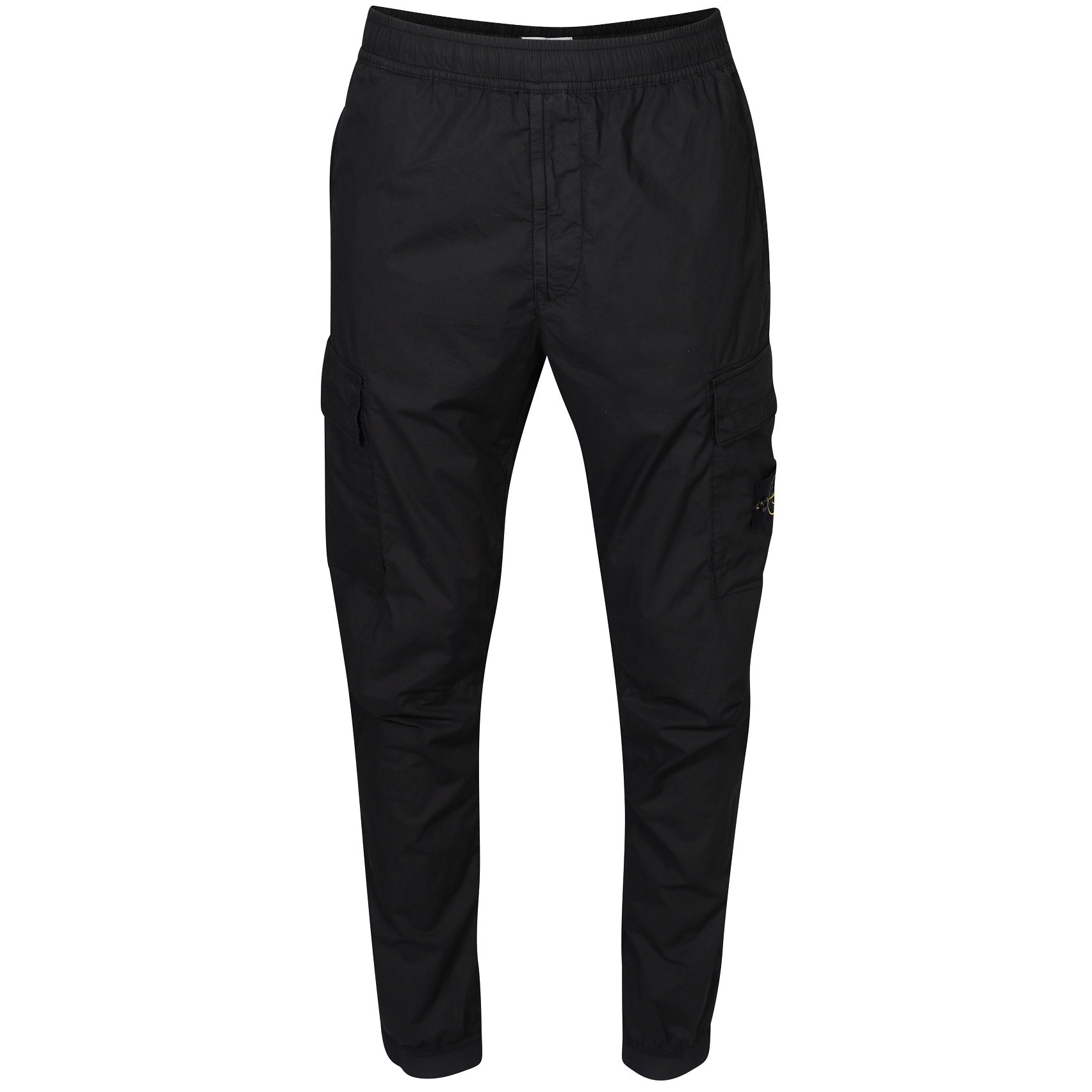 STONE ISLAND Light Cargo Pant in Black