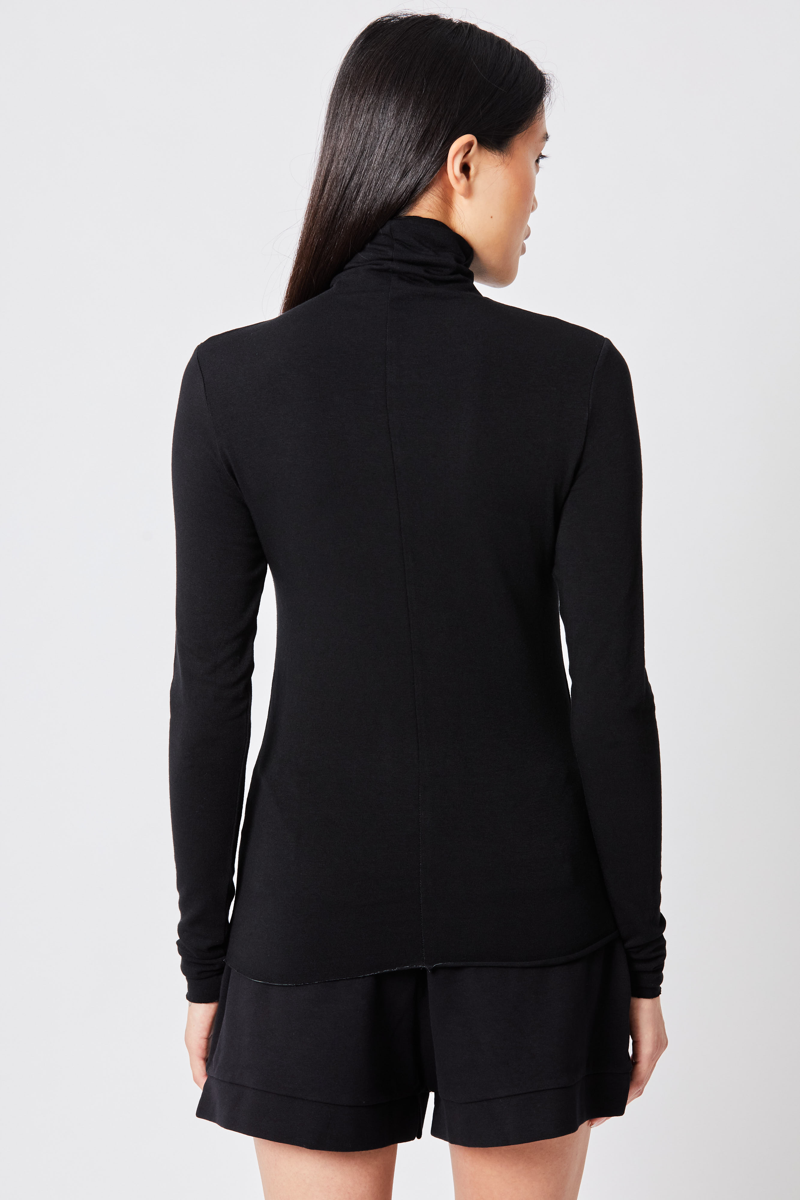 Thom Krom Turtleneck Longsleeve in Black