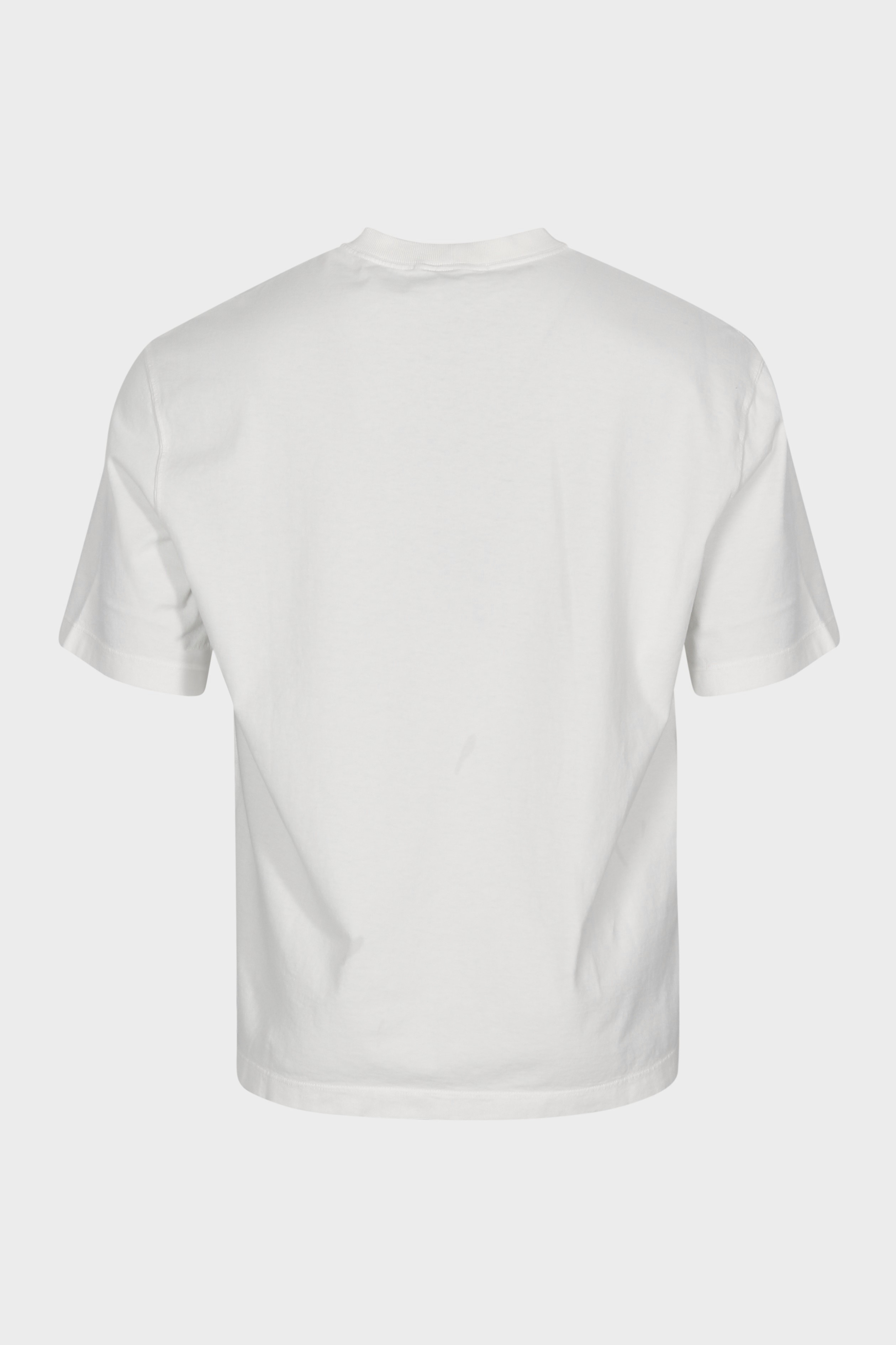 STONE ISLAND Loose Fit Logo T-Shirt in White