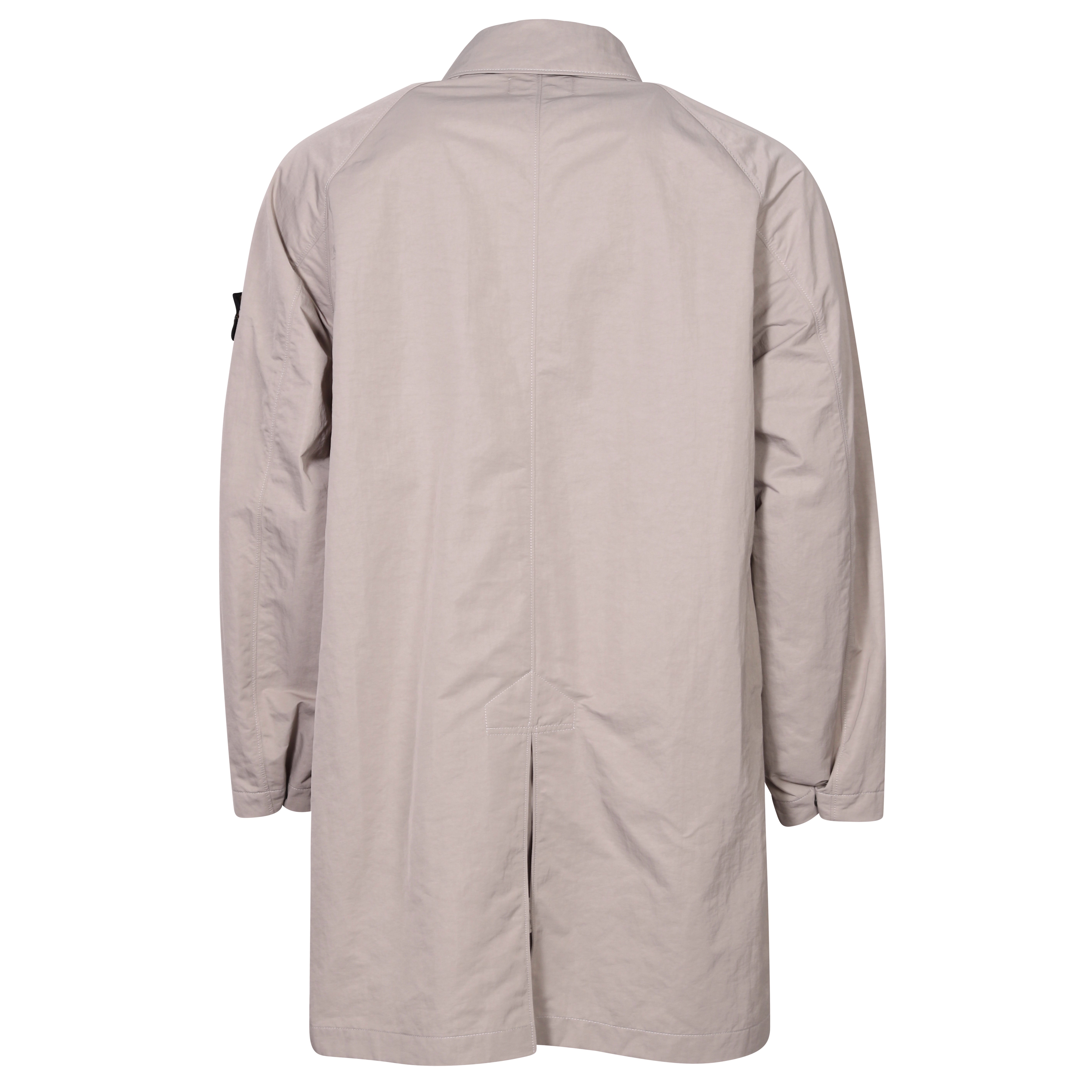 STONE ISLAND Hyper Dense Nylon Raso Coat in Dove Grey