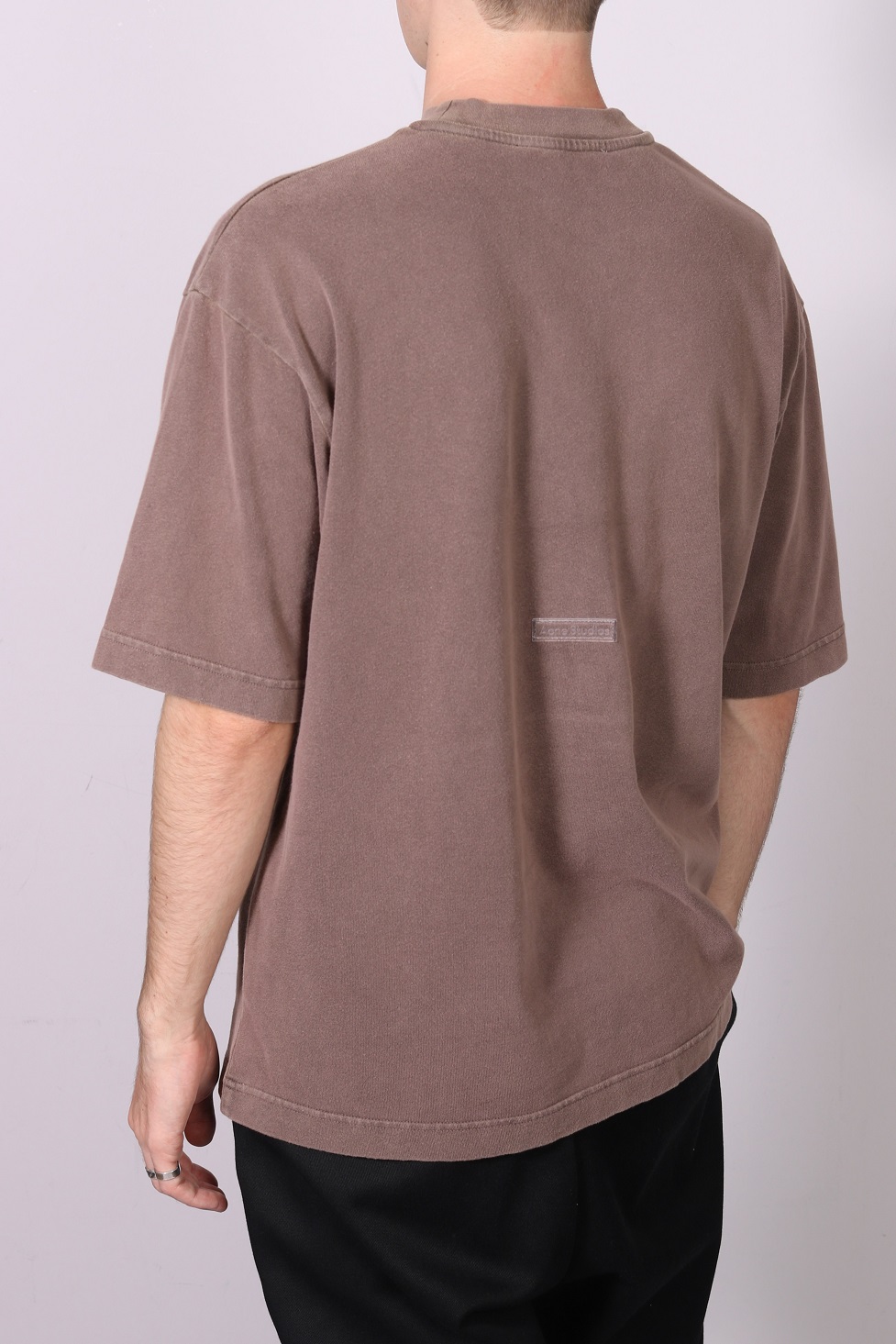 ACNE STUDIOS Vintage T-Shirt in Dark Brown XXS