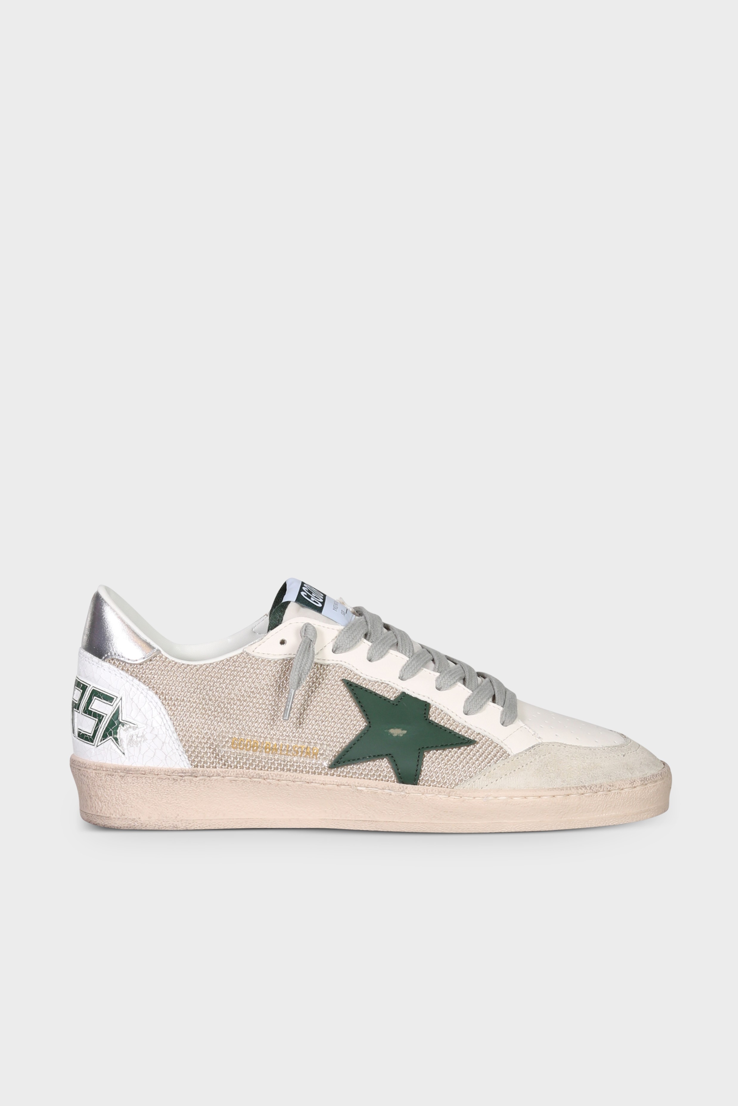 GOLDEN GOOSE Ballstar Milk/Green