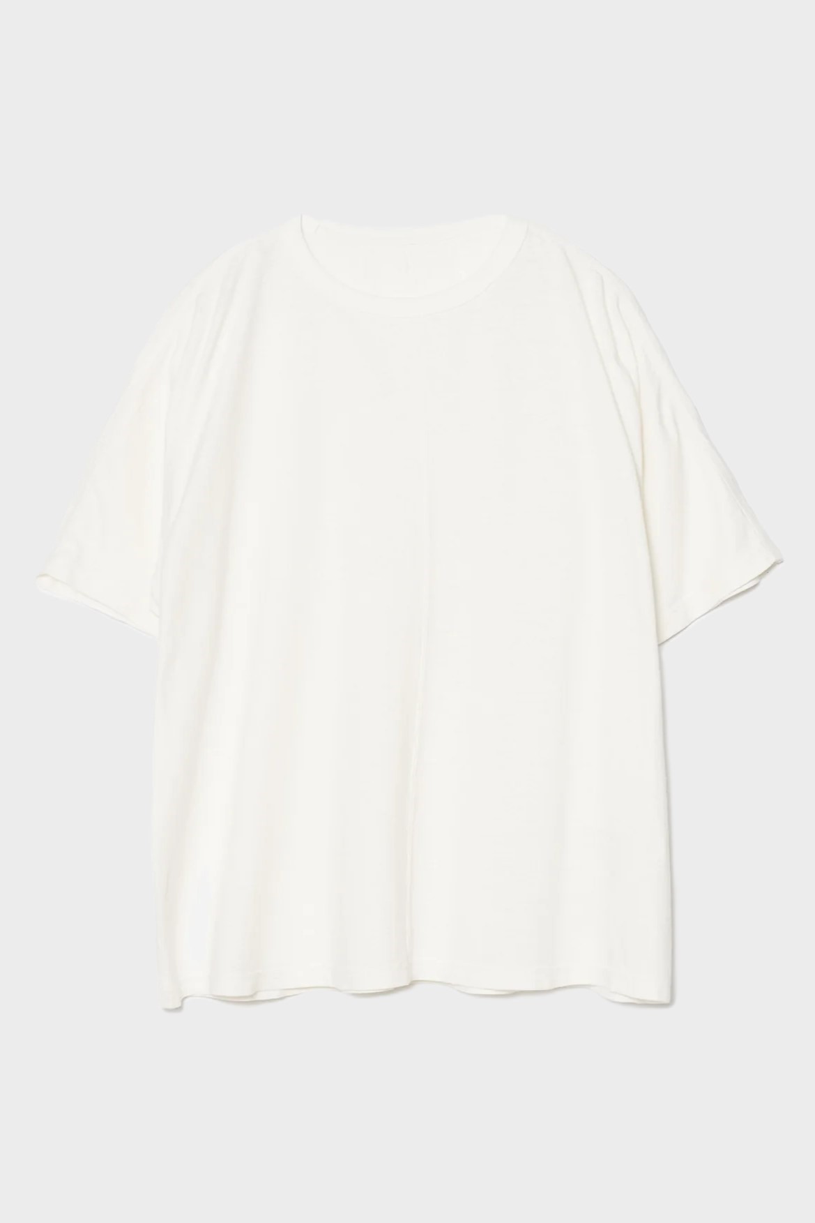 MAHARISHI 5234 Hemp Cross Oversized T-Shirt in White MAHARISHI 5234 Hemp Cross Oversized T-Shirt in White