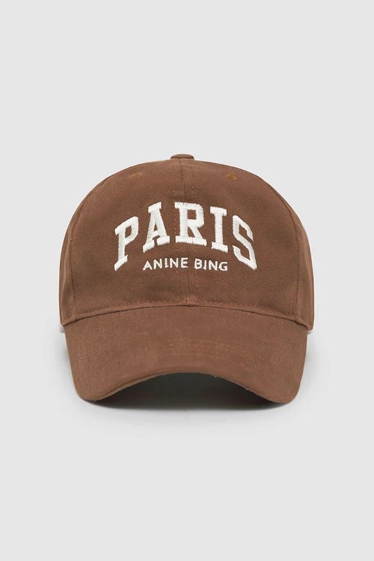 ANINE BING One Jeremy Baseball Cap University Paris