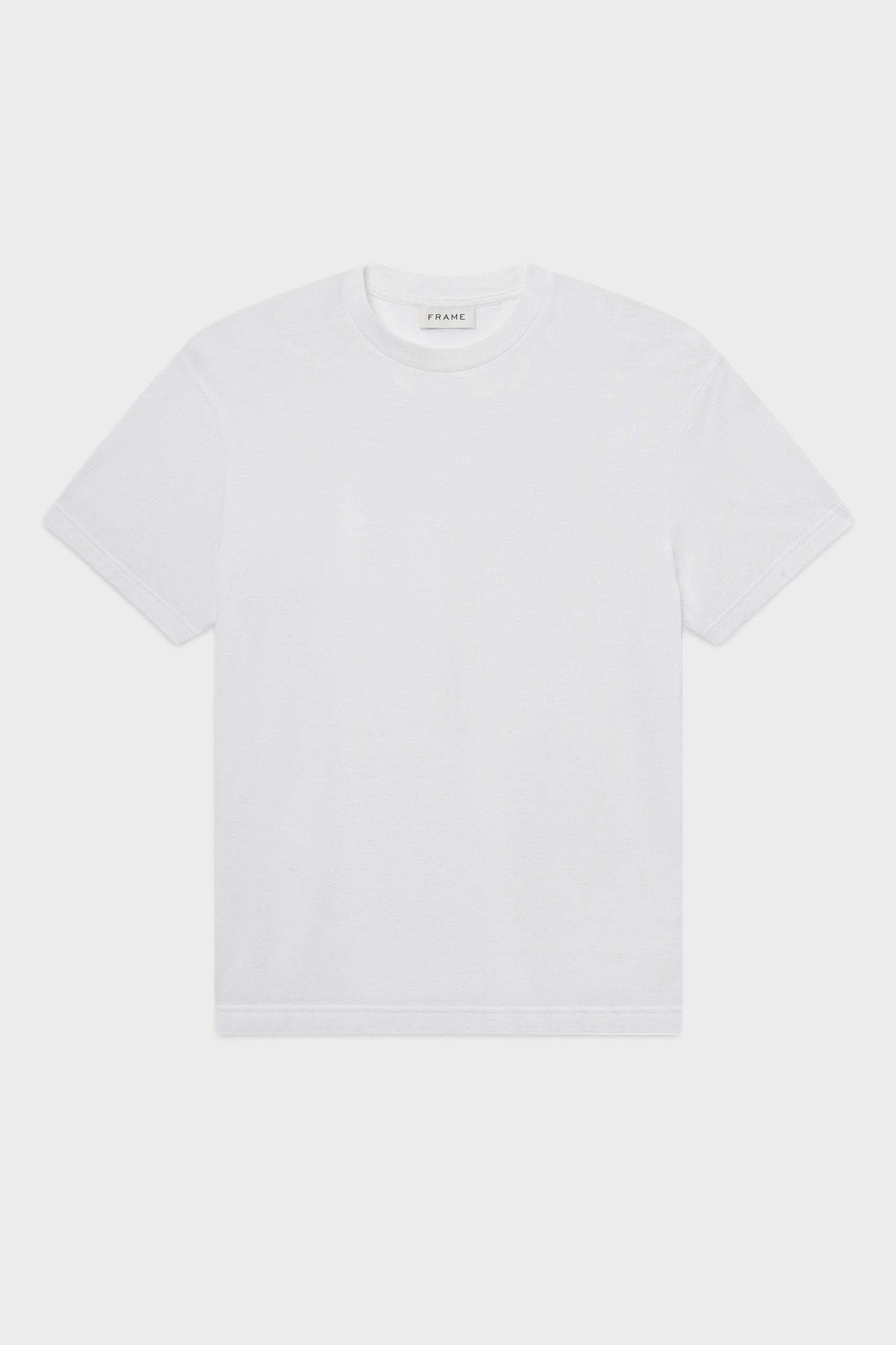 FRAME Logo Tee in White