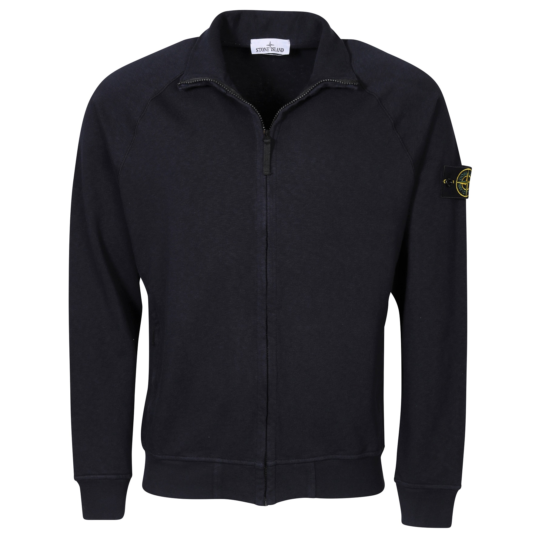 STONE ISLAND Light Zip Sweatjacket in Navy Blue M