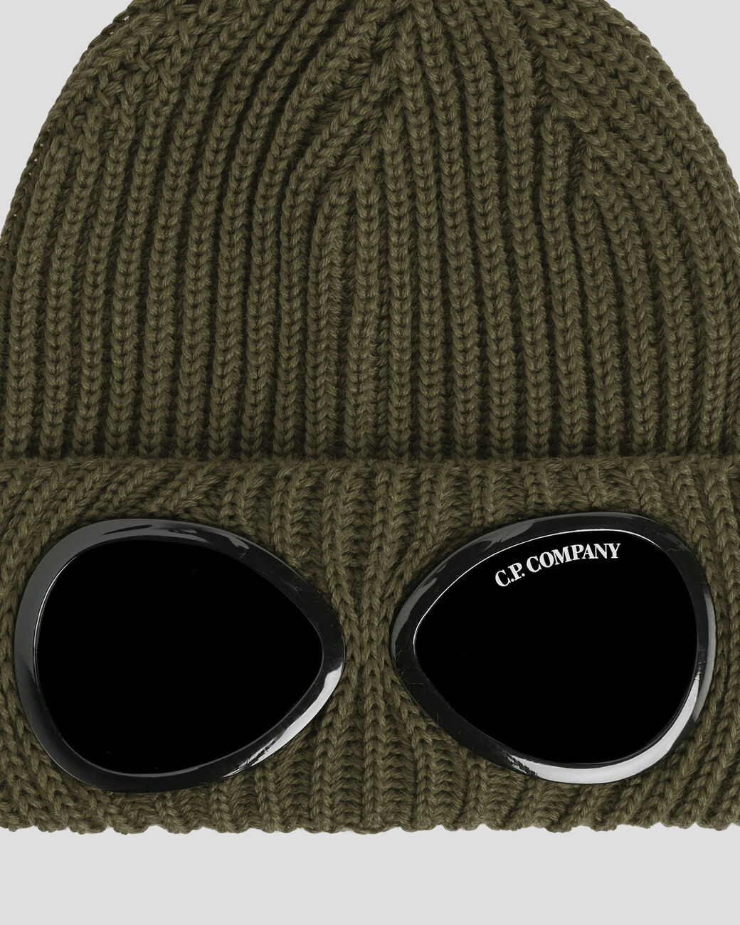 C.P. COMPANY Knit Cap in Olive