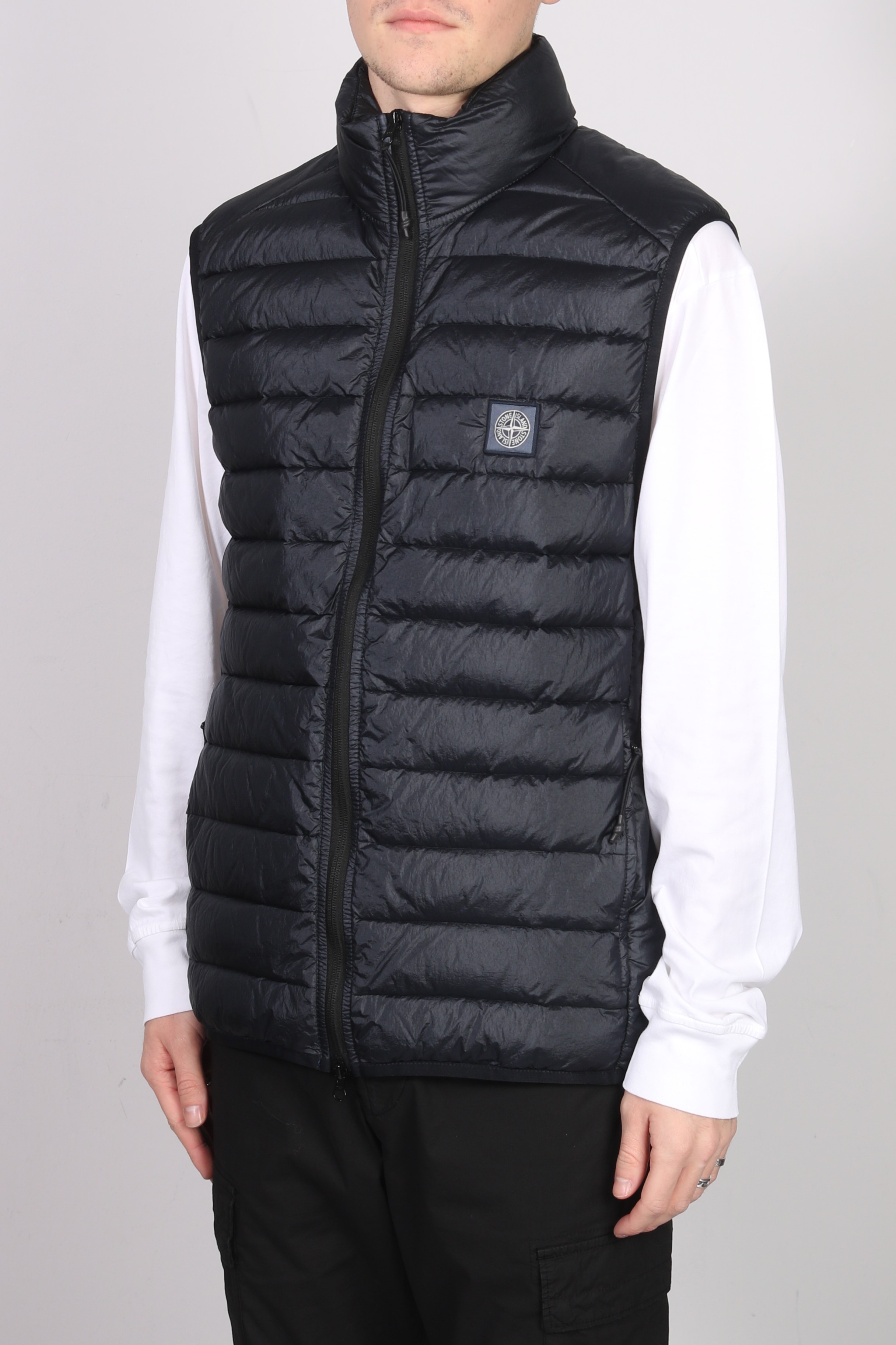 STONE ISLAND Down Vest in Navy 2XL