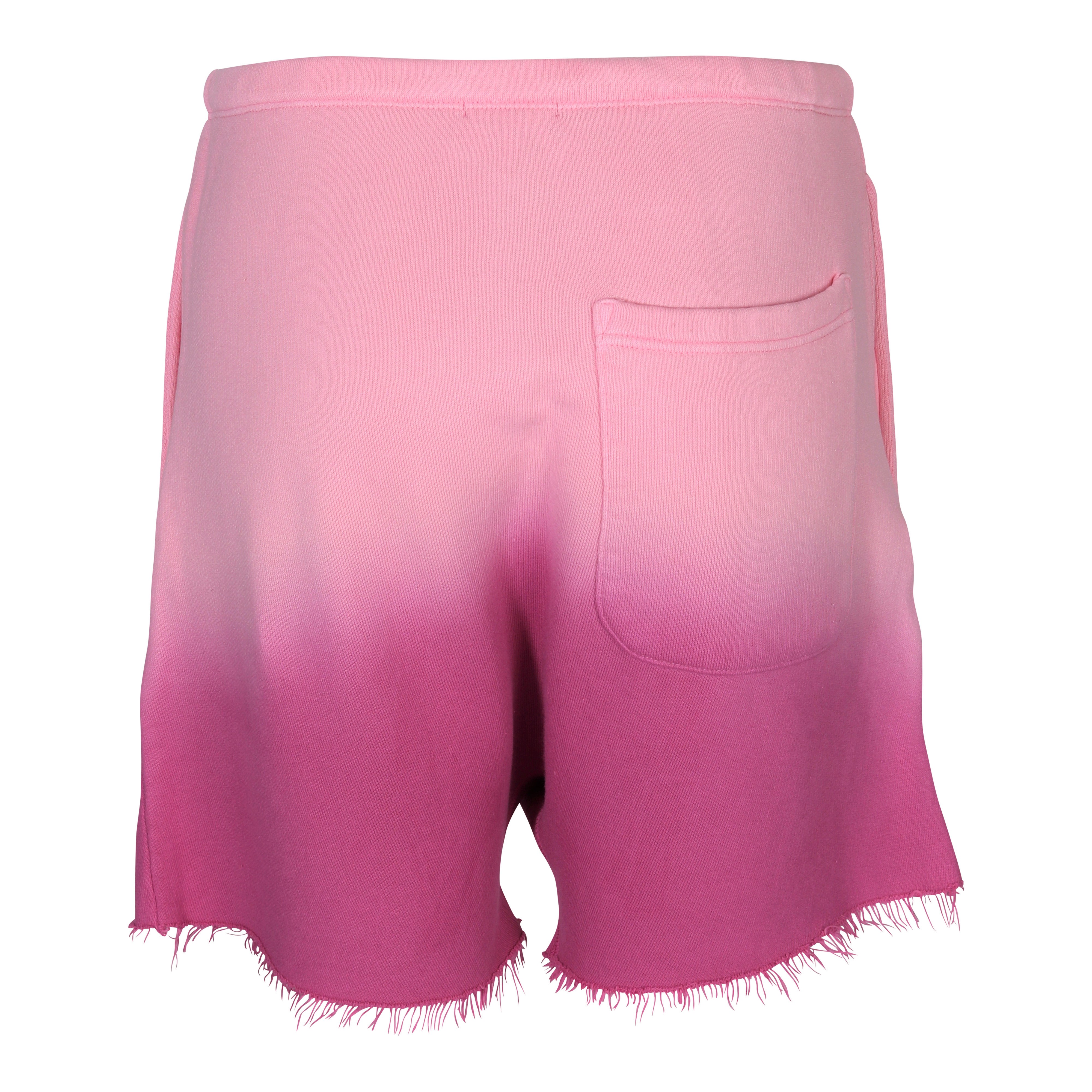 R13 Dropped Crotch Sweatshort in Faded Pink XS