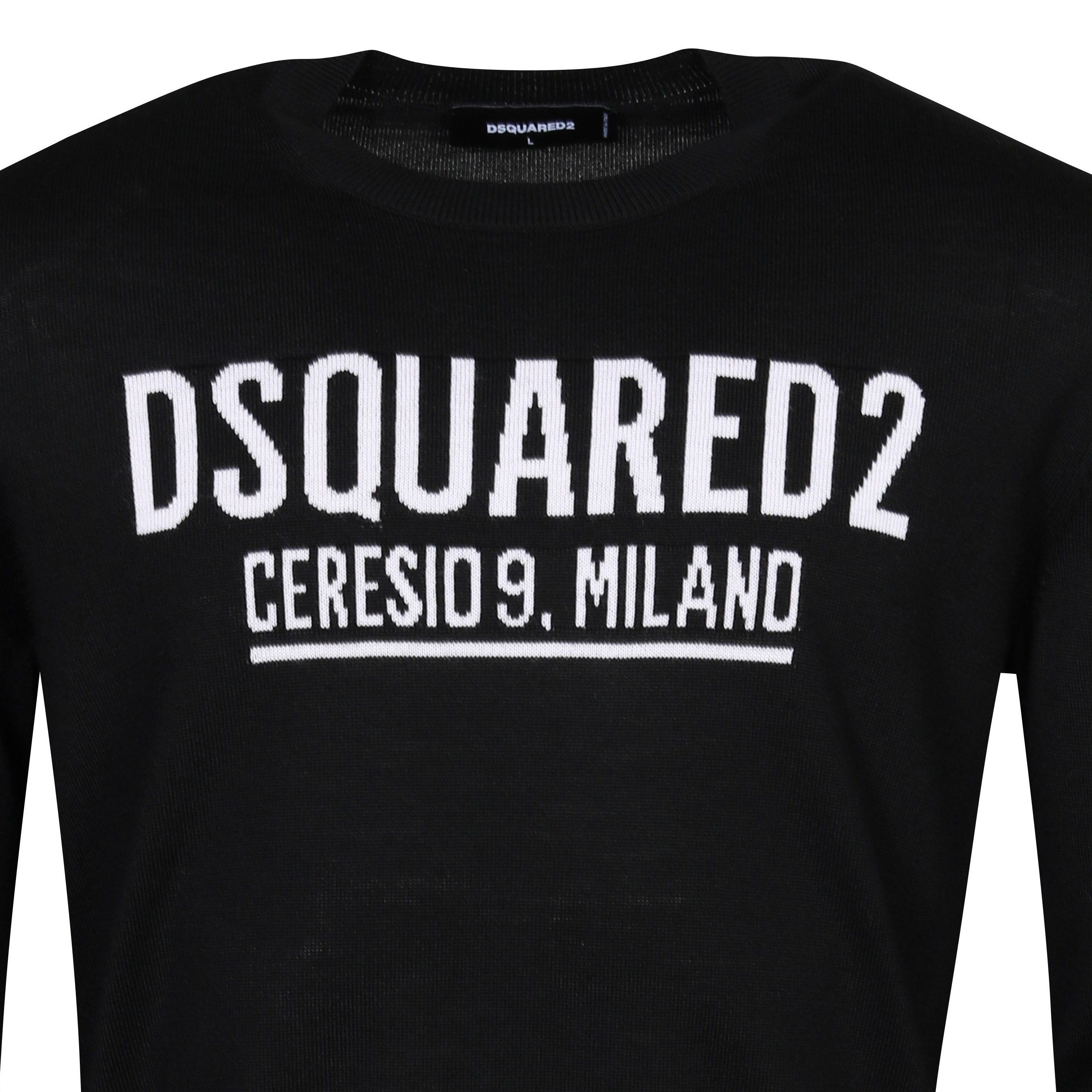 Dsquared Ceresio 9 Knit Sweater in Black