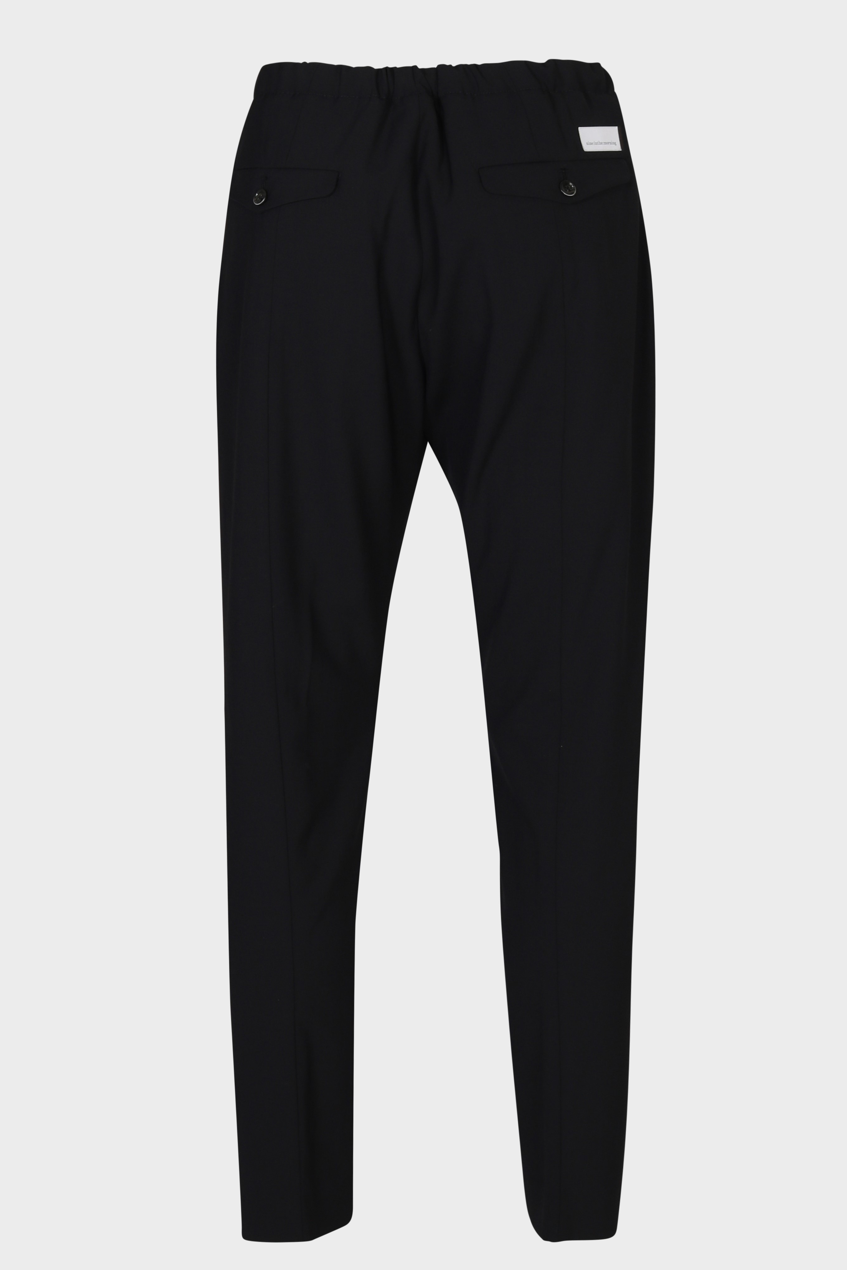 NINE:INTHE:MORNING Mirco Summer Wool Stretch Pant in Black 54