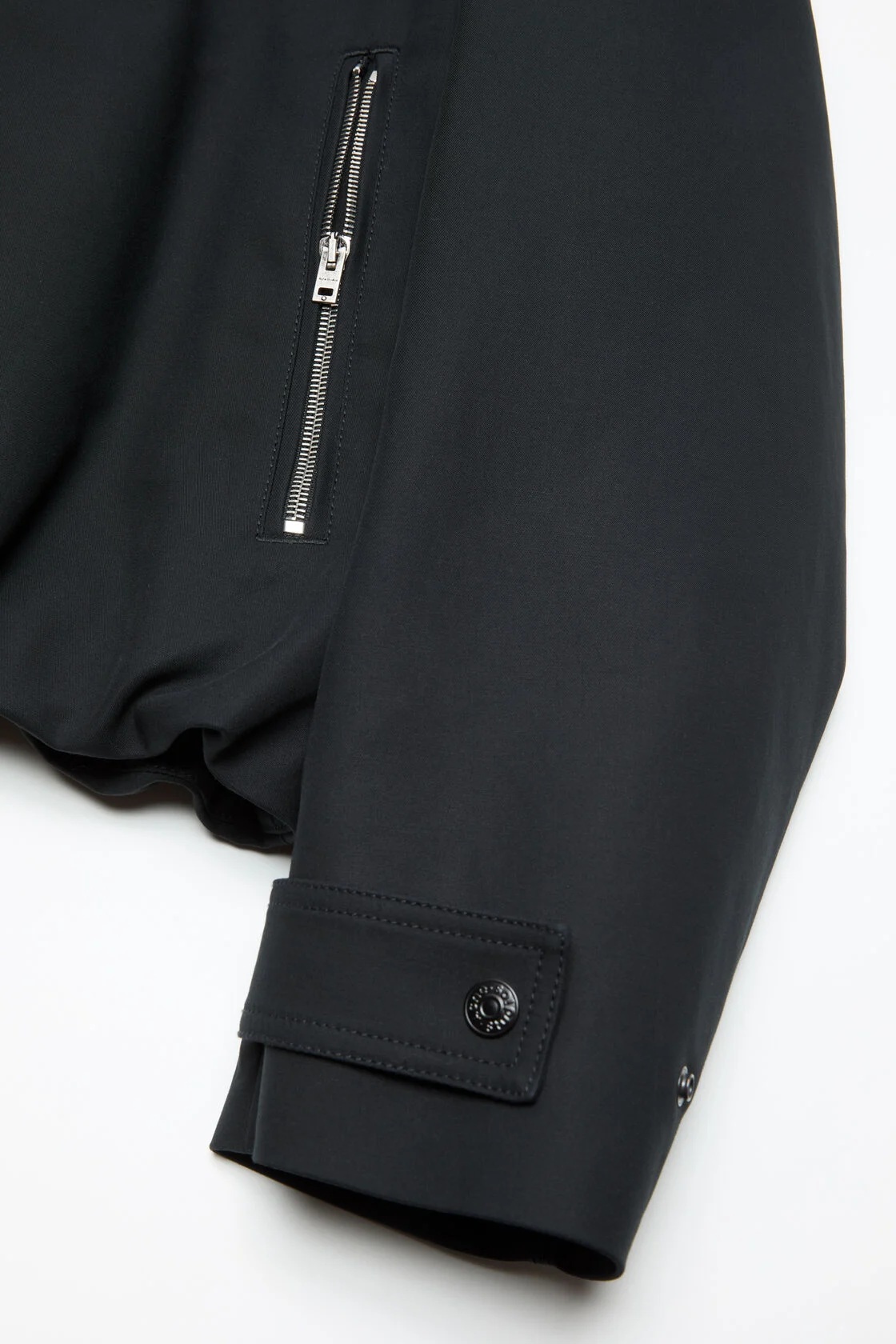 ACNE STUDIOS Twill Bomber Jacket in Black