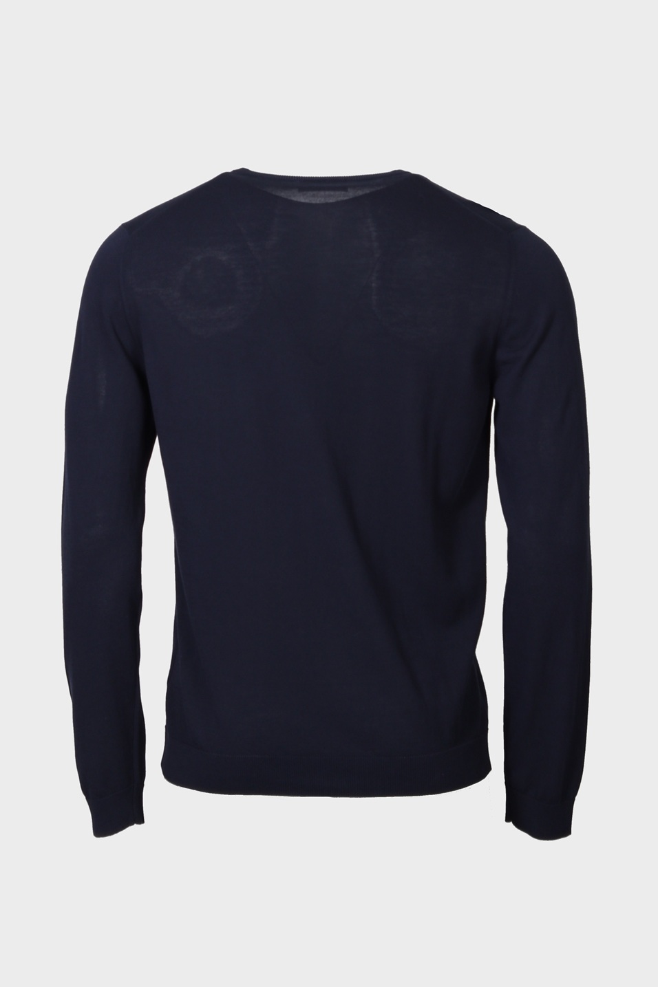 ROBERTO COLLINA Light Cotton Knit Sweater in Navy