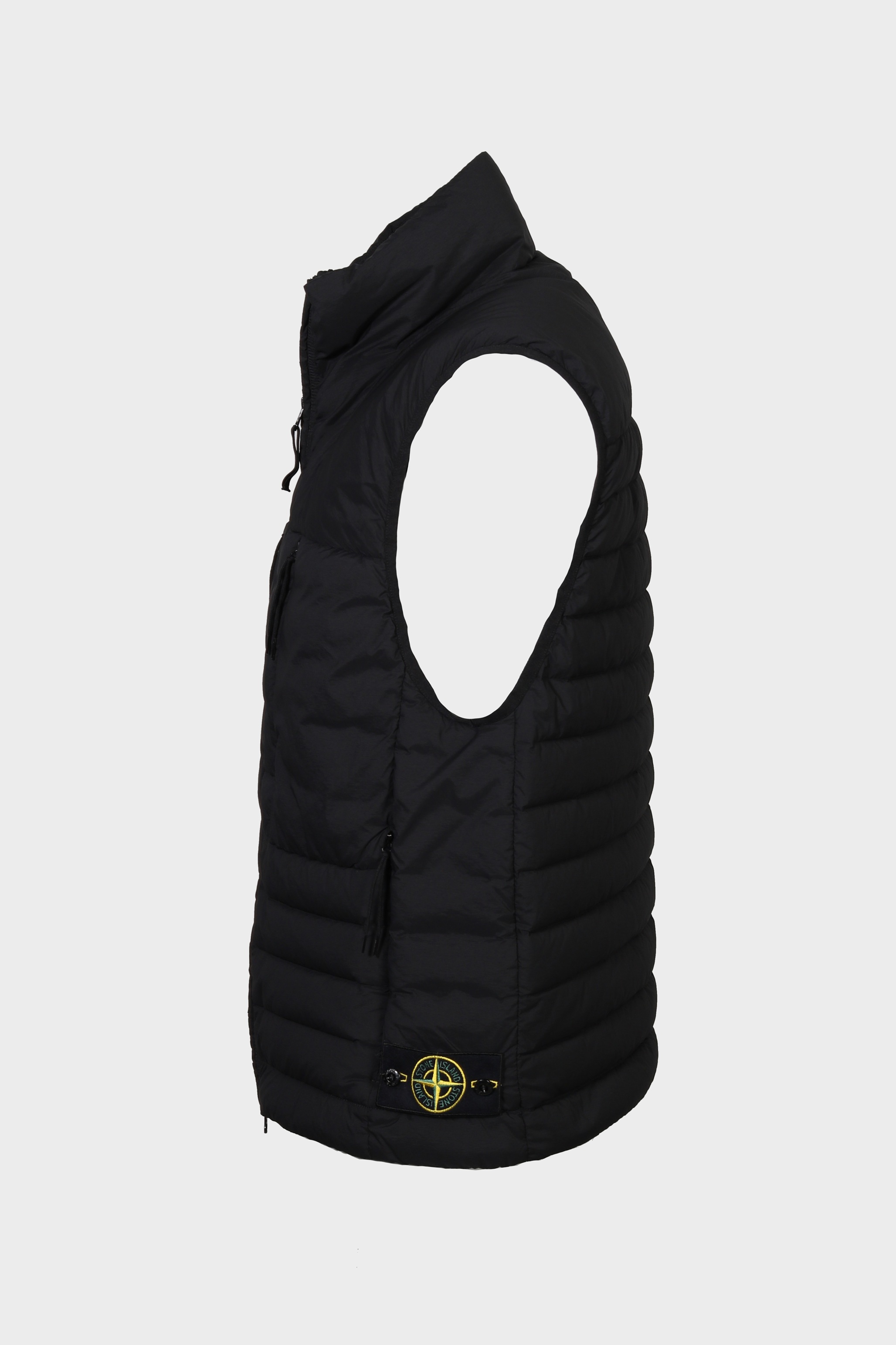 STONE ISLAND Light Down Vest in Black