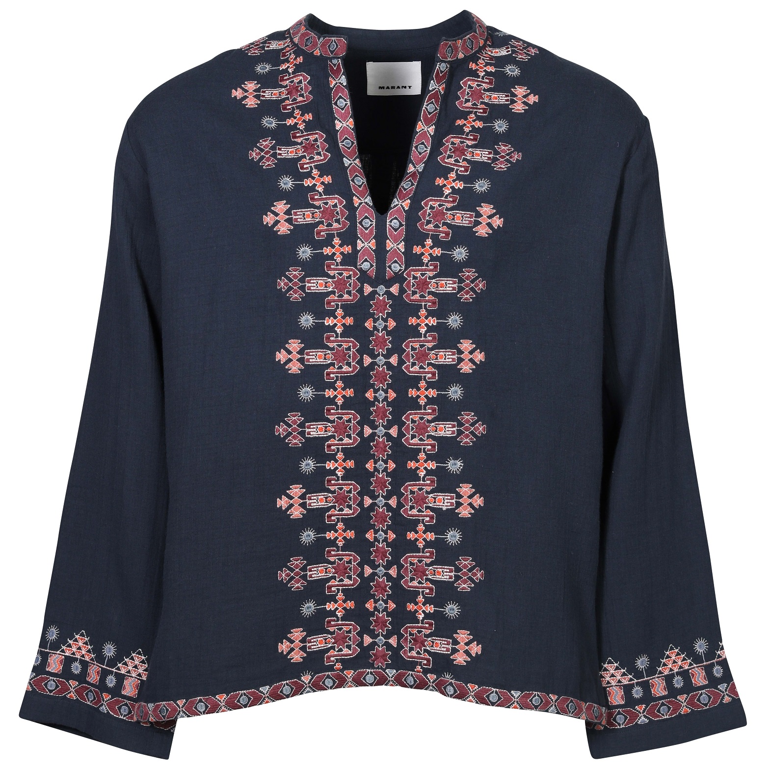 Isabel Marant Cikariah Tunic Shirt in Faded Night XL