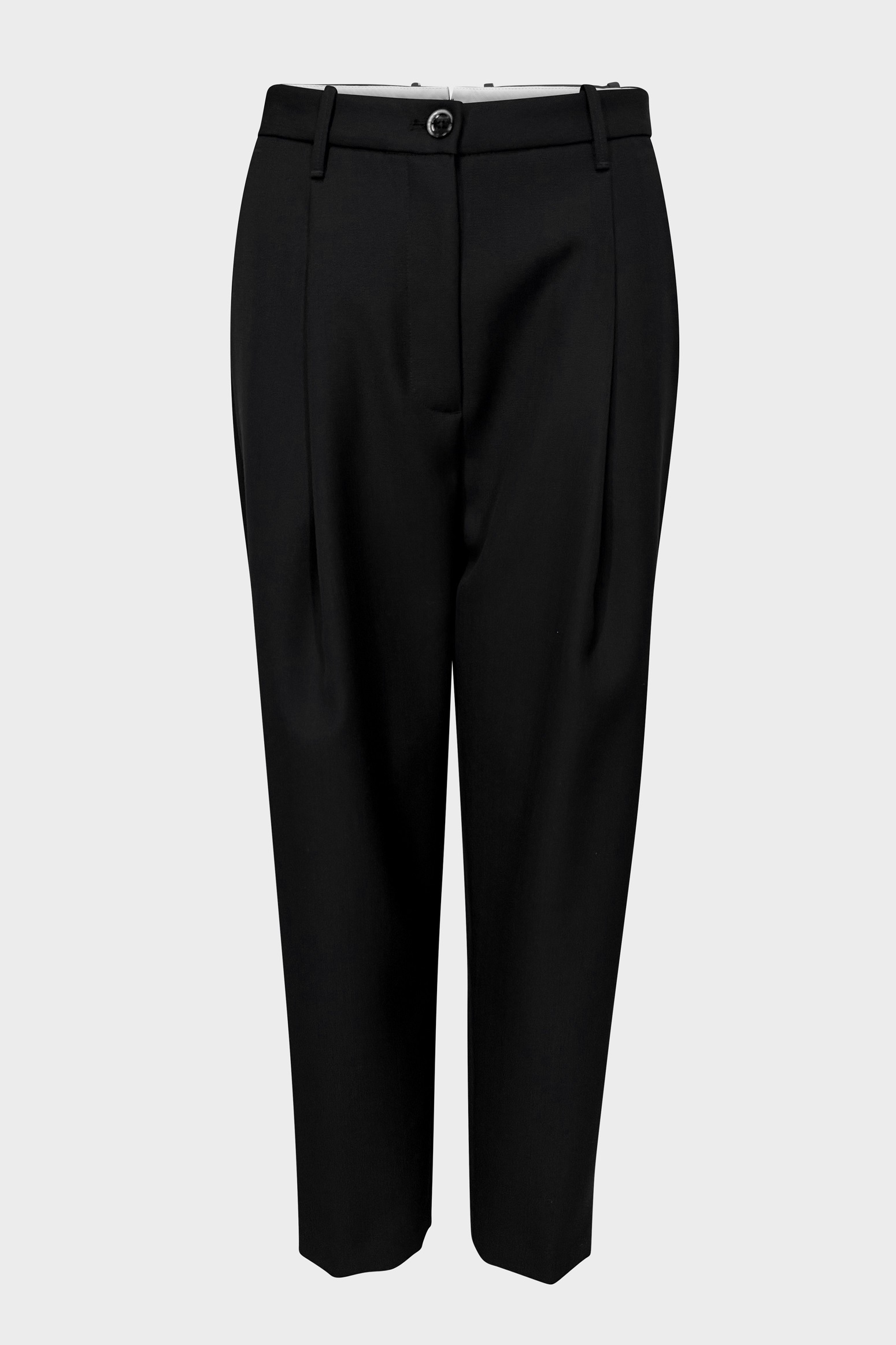 NINE:INTHE:MORNING Structured Wool Pant in Black