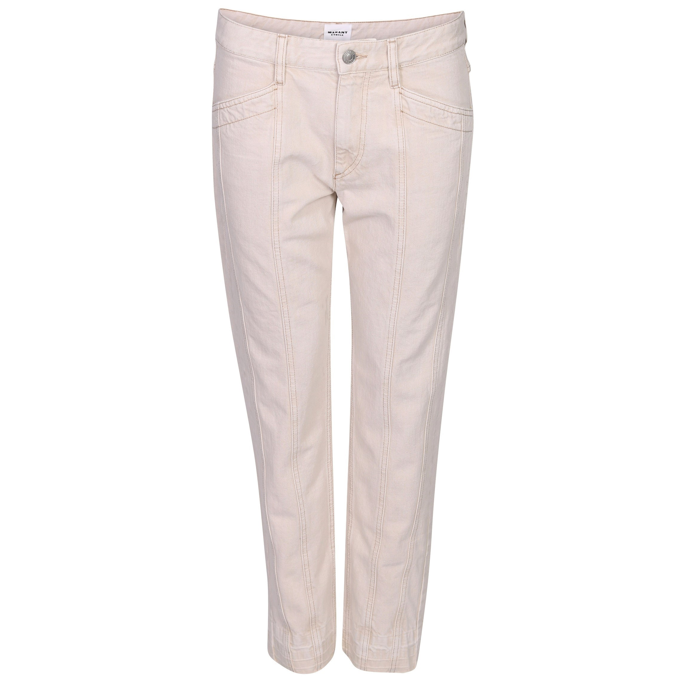 Isabel Marant Étoile Sulanoa Jeans in Ecru FR40 - DE38