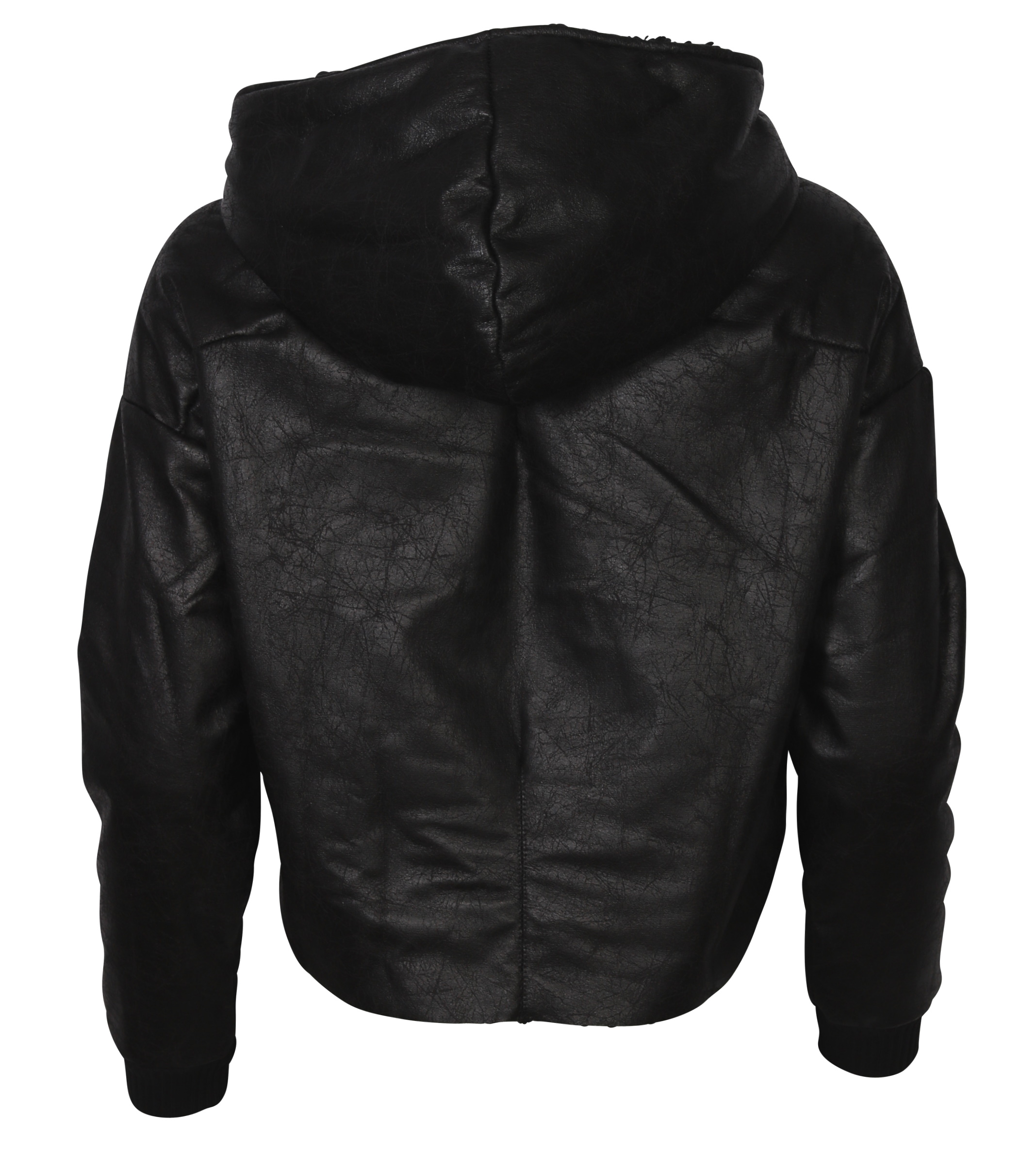 Thom Krom Fake Fur Hooded Cropped Jacket